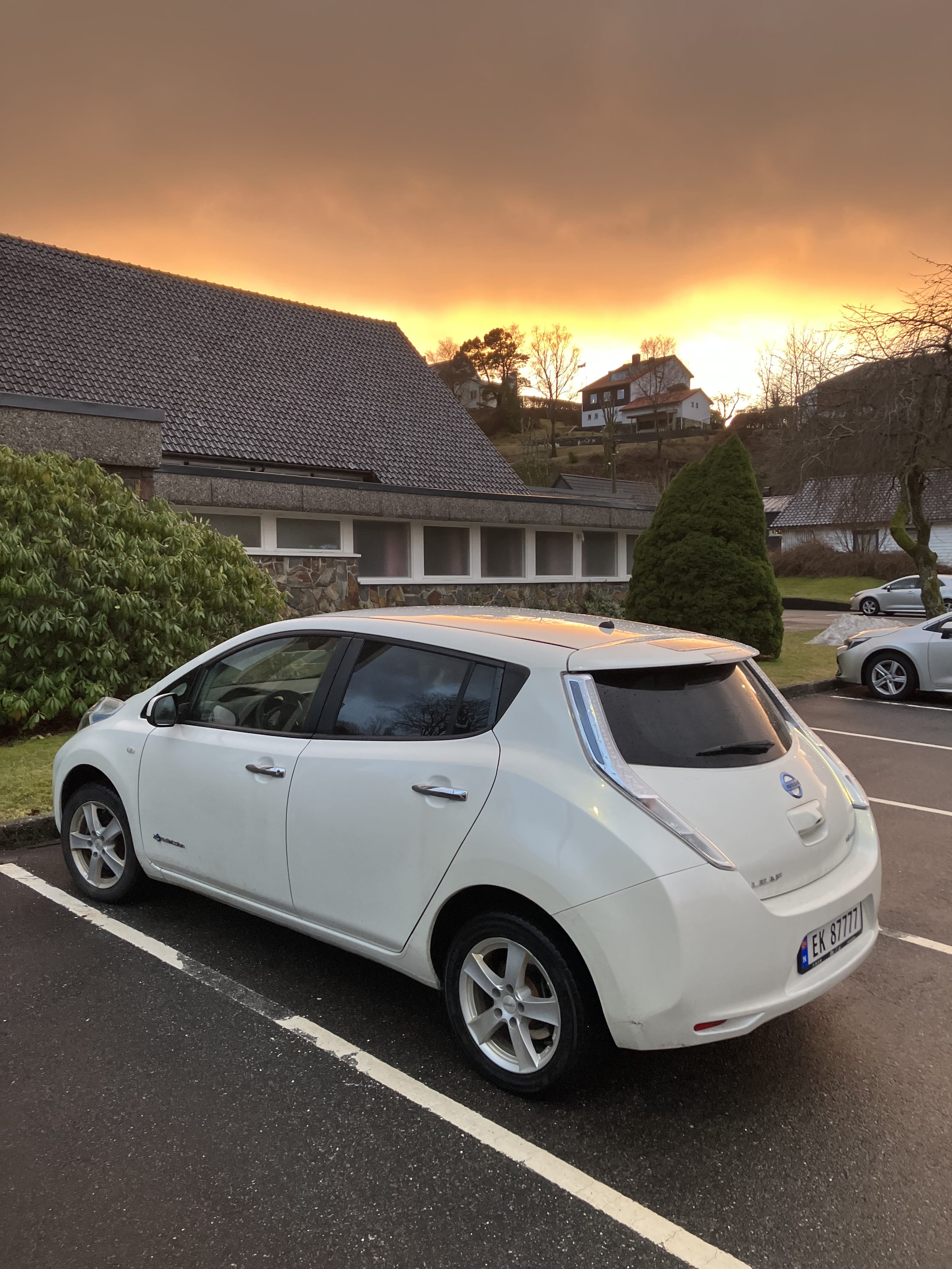 Nissan Leaf with GPS
