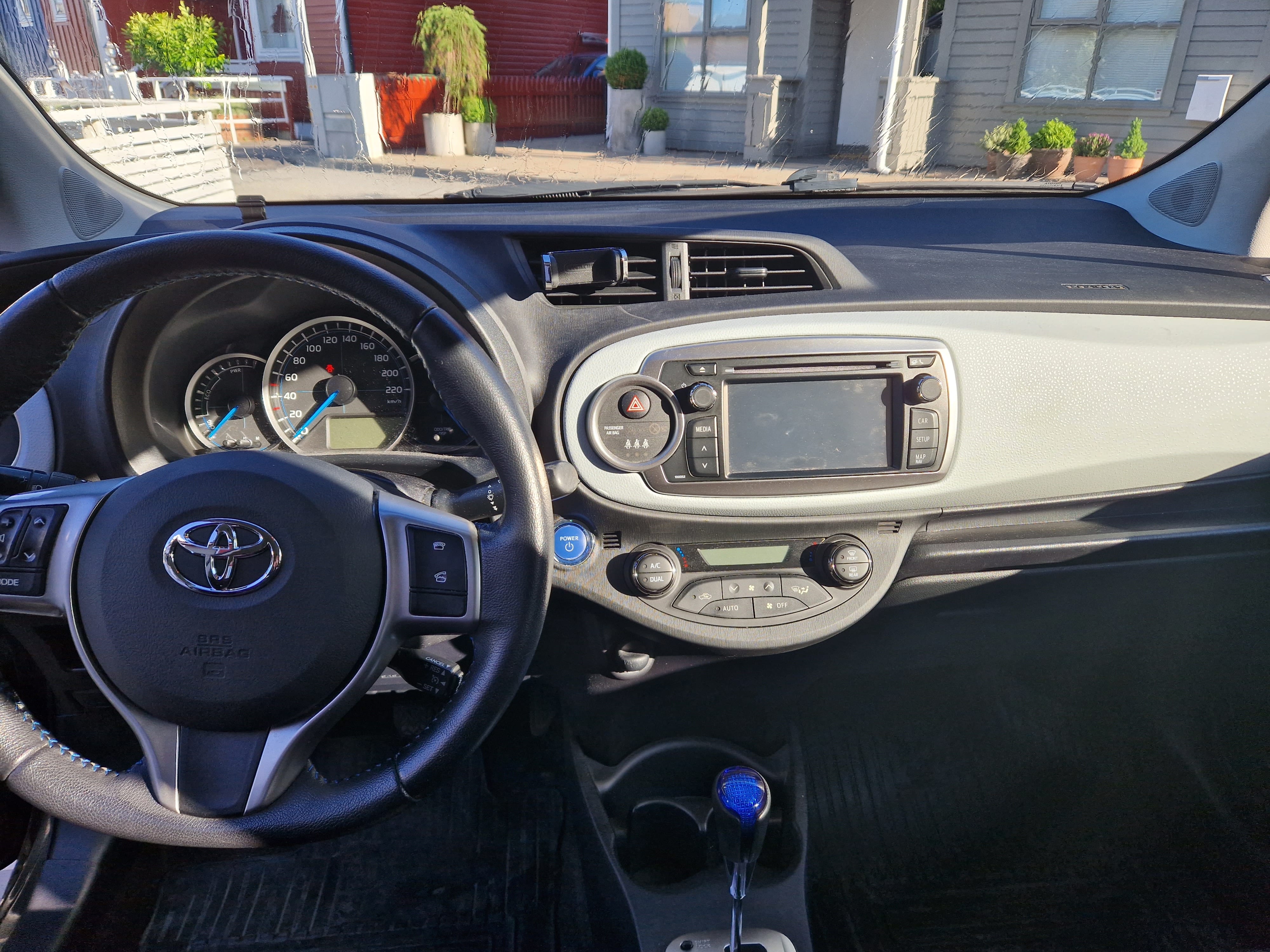 Toyota Yaris with Snow tires