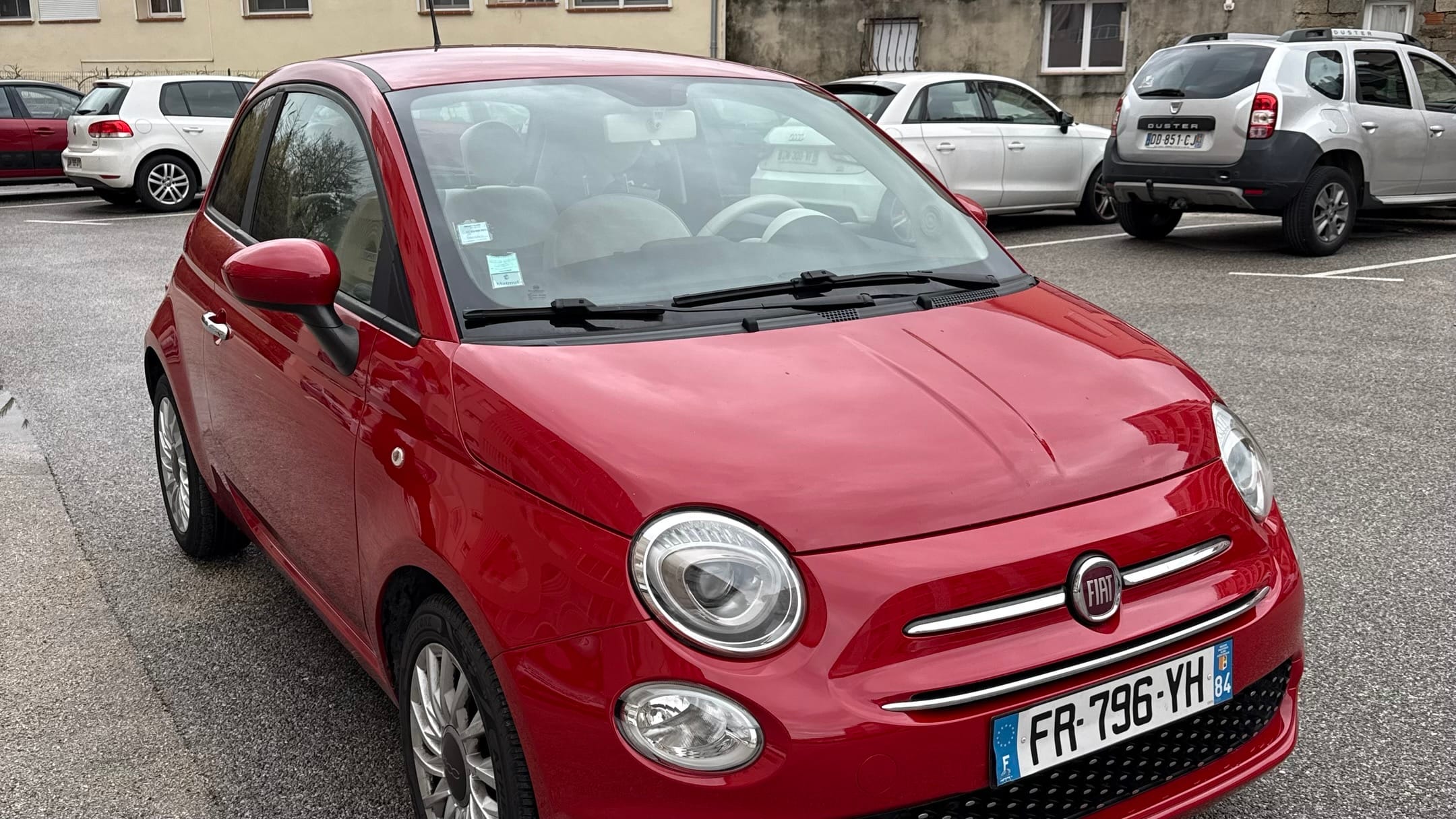 Fiat 500 Lounge, 2020, Essence 95 / Électrique (hybride)