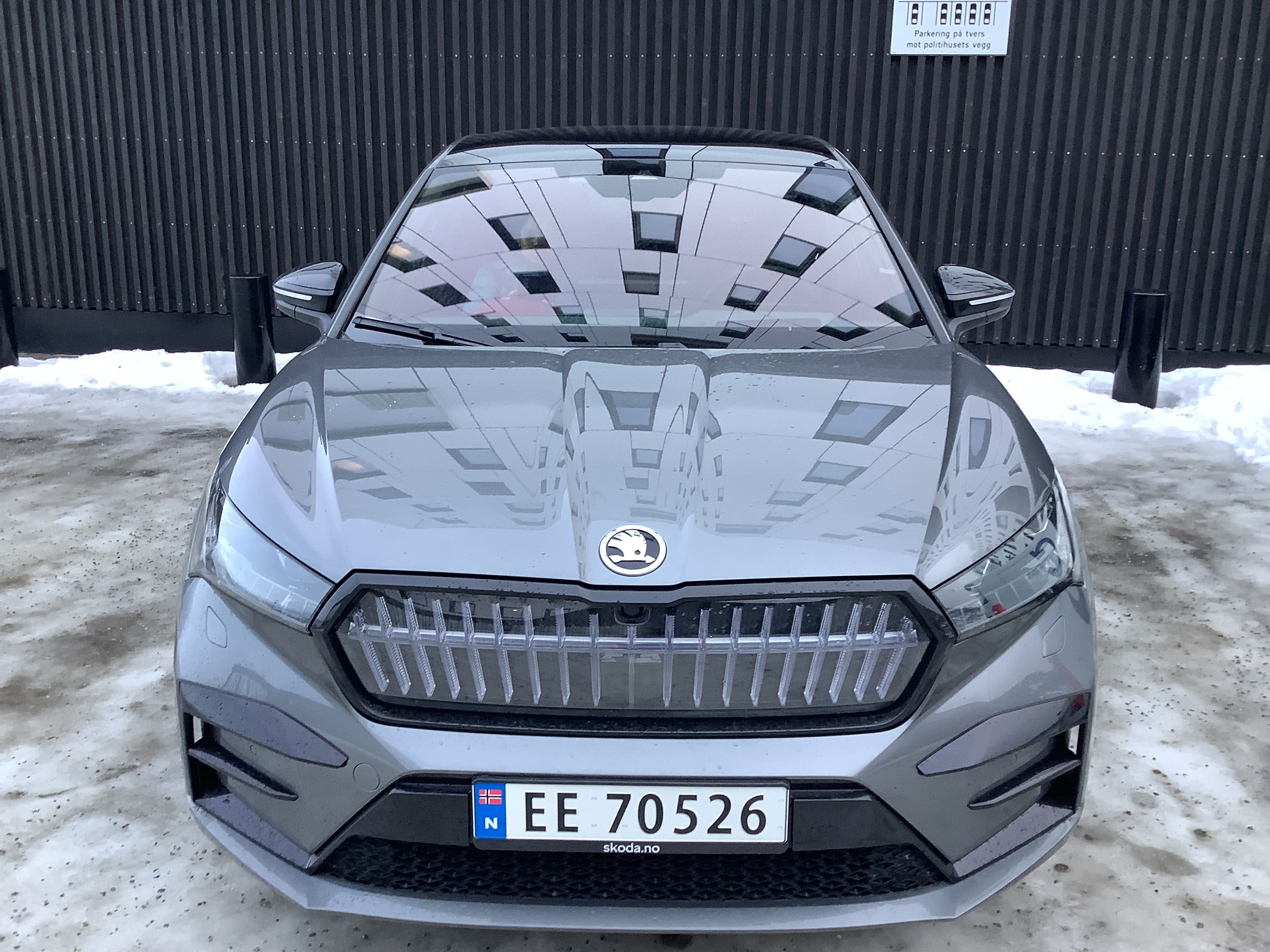 Skoda Enyaq 60 with Baby seat