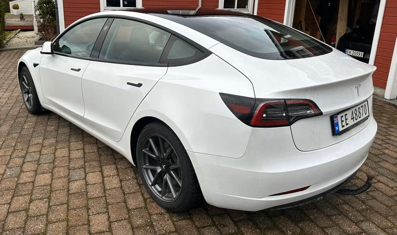 Tesla Model 3 med Aircondition