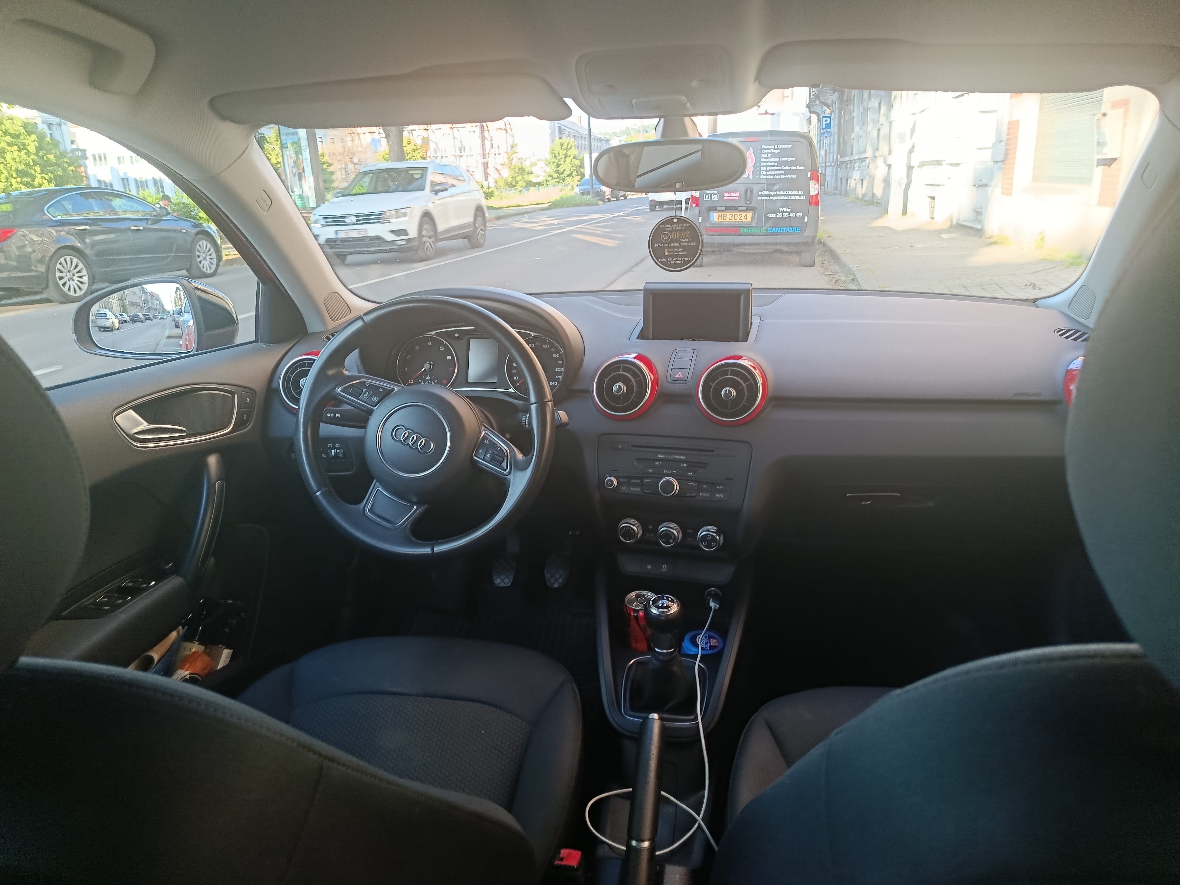 Audi A1 met GPS