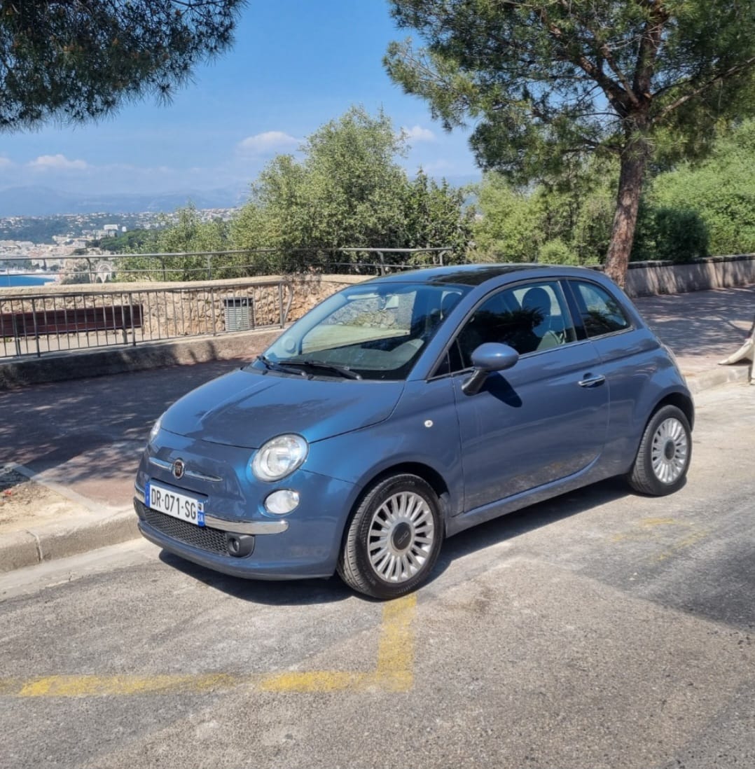 Fiat 500 Toit panoramique, Clim, USB, super 95,, 2014, Essence 95