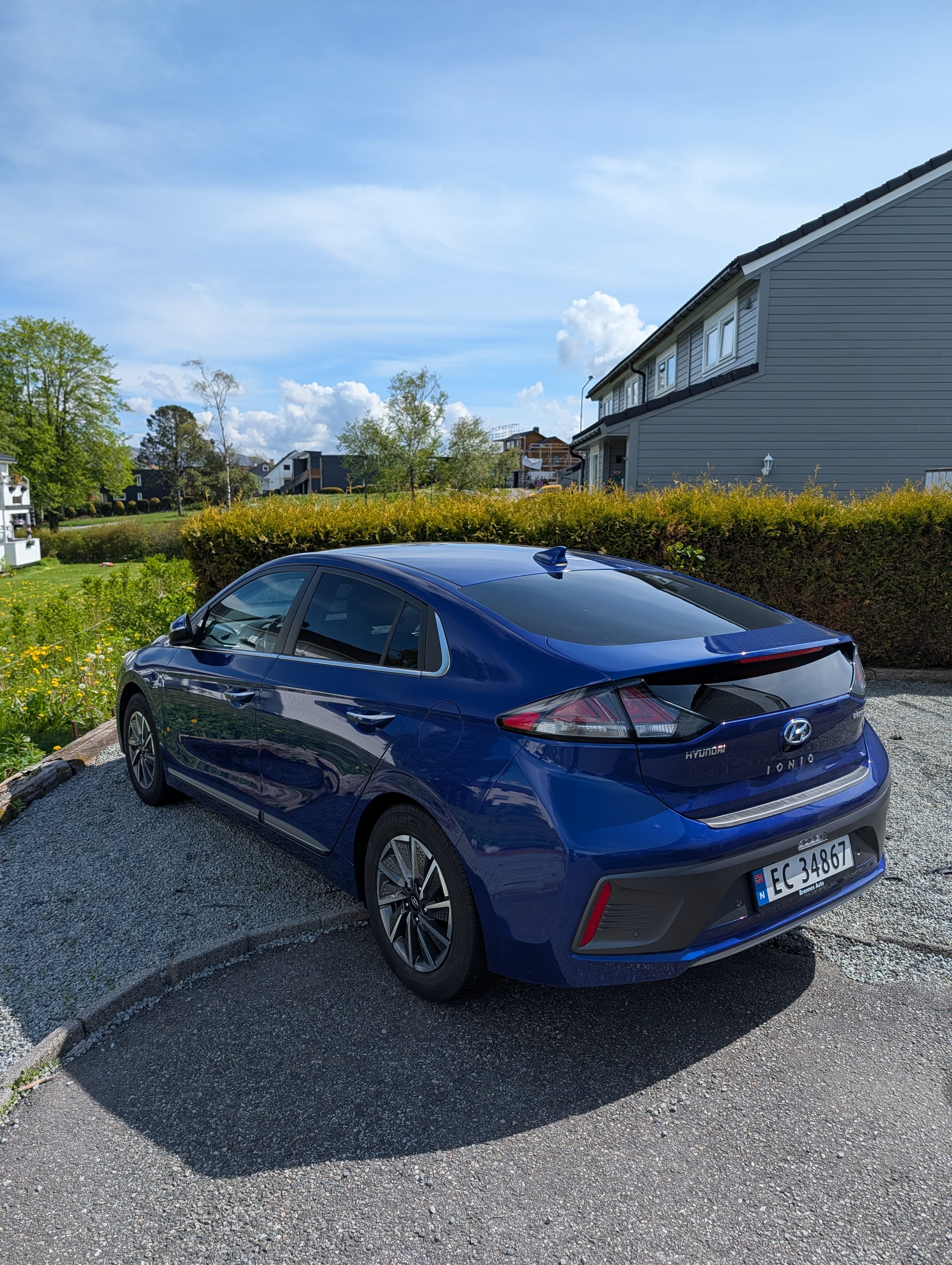 Hyundai Ioniq med Ryggekamera