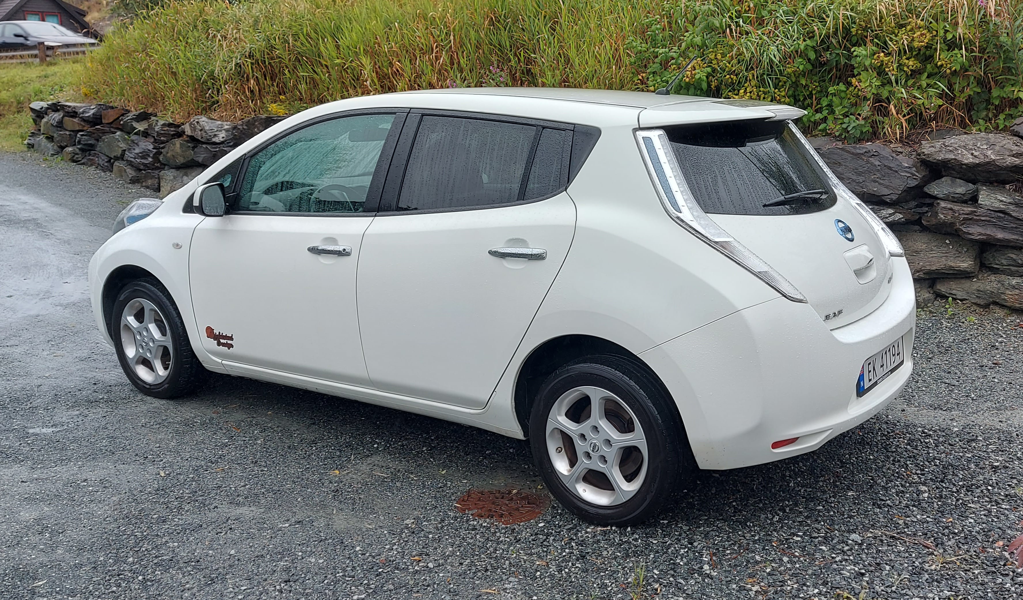 Nissan Leaf med GPS