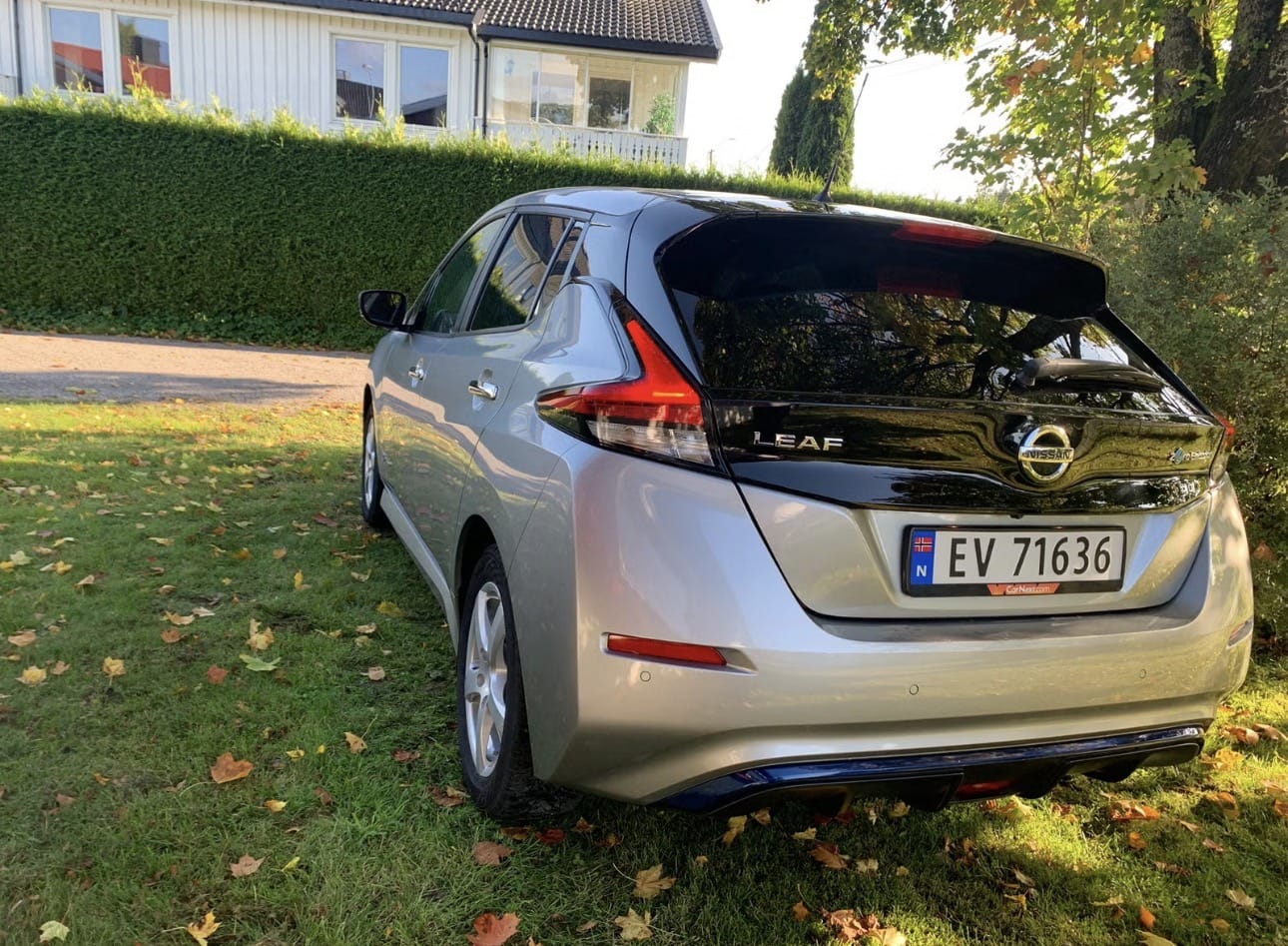Nissan Leaf med Ryggekamera