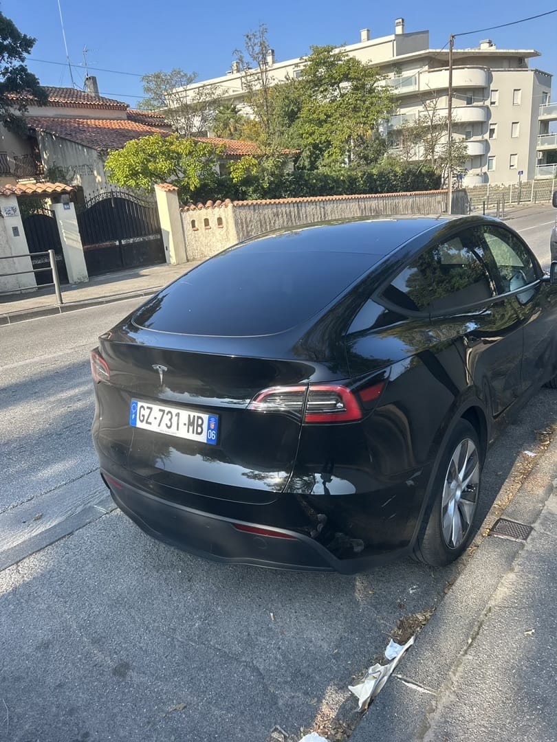 Tesla Model Y with Backup camera