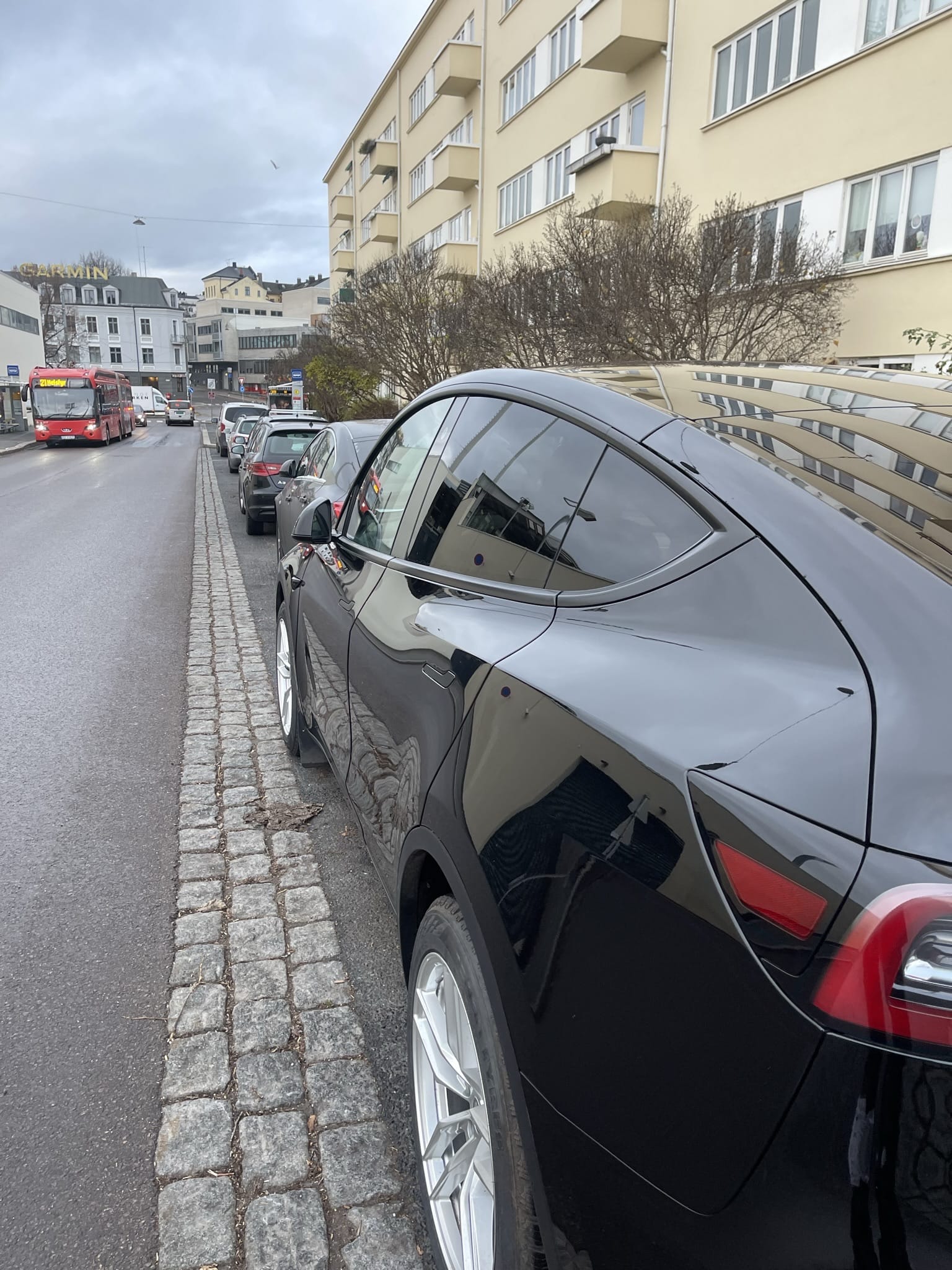Tesla Model Y with Dashcam
