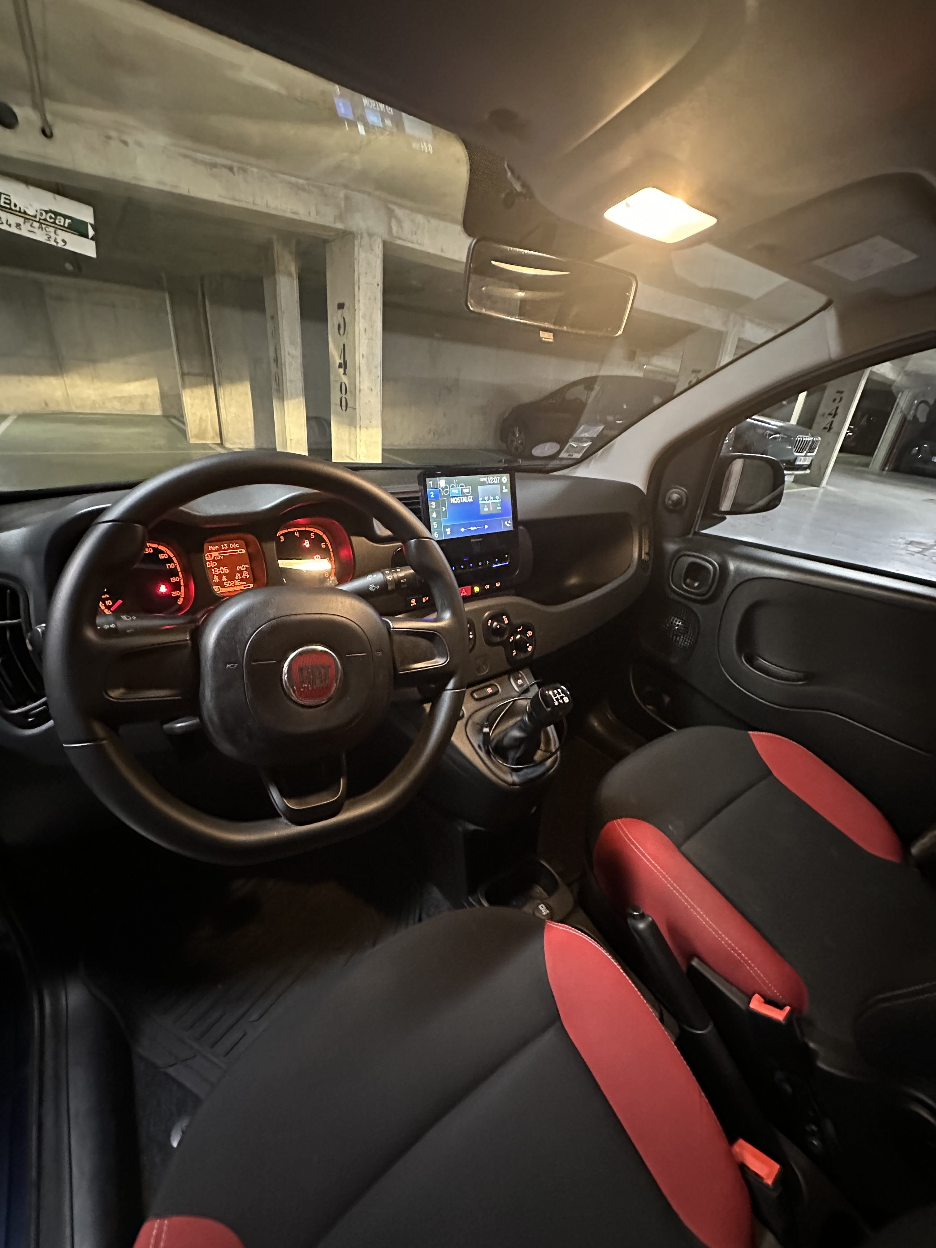 Fiat Panda avec Apple CarPlay