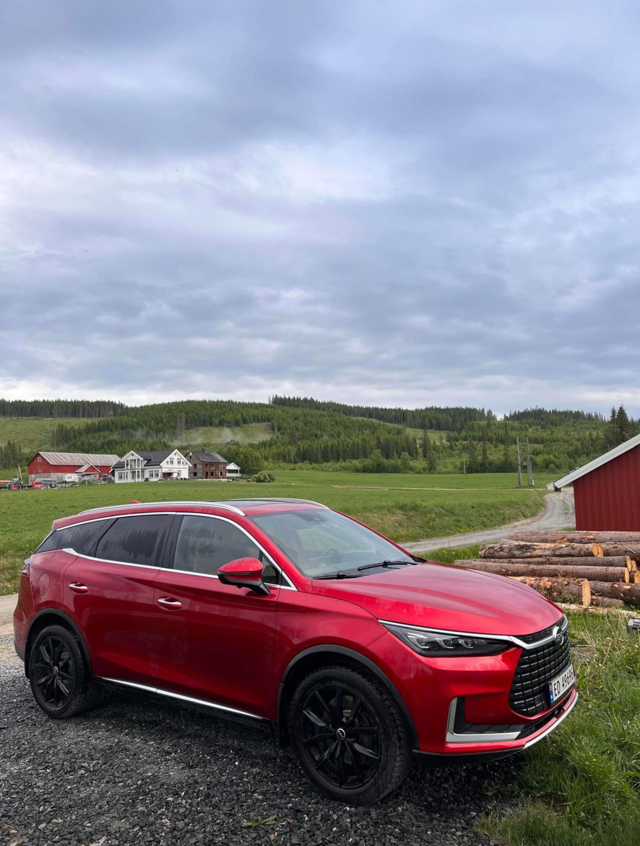BYD Tang med Dashcam