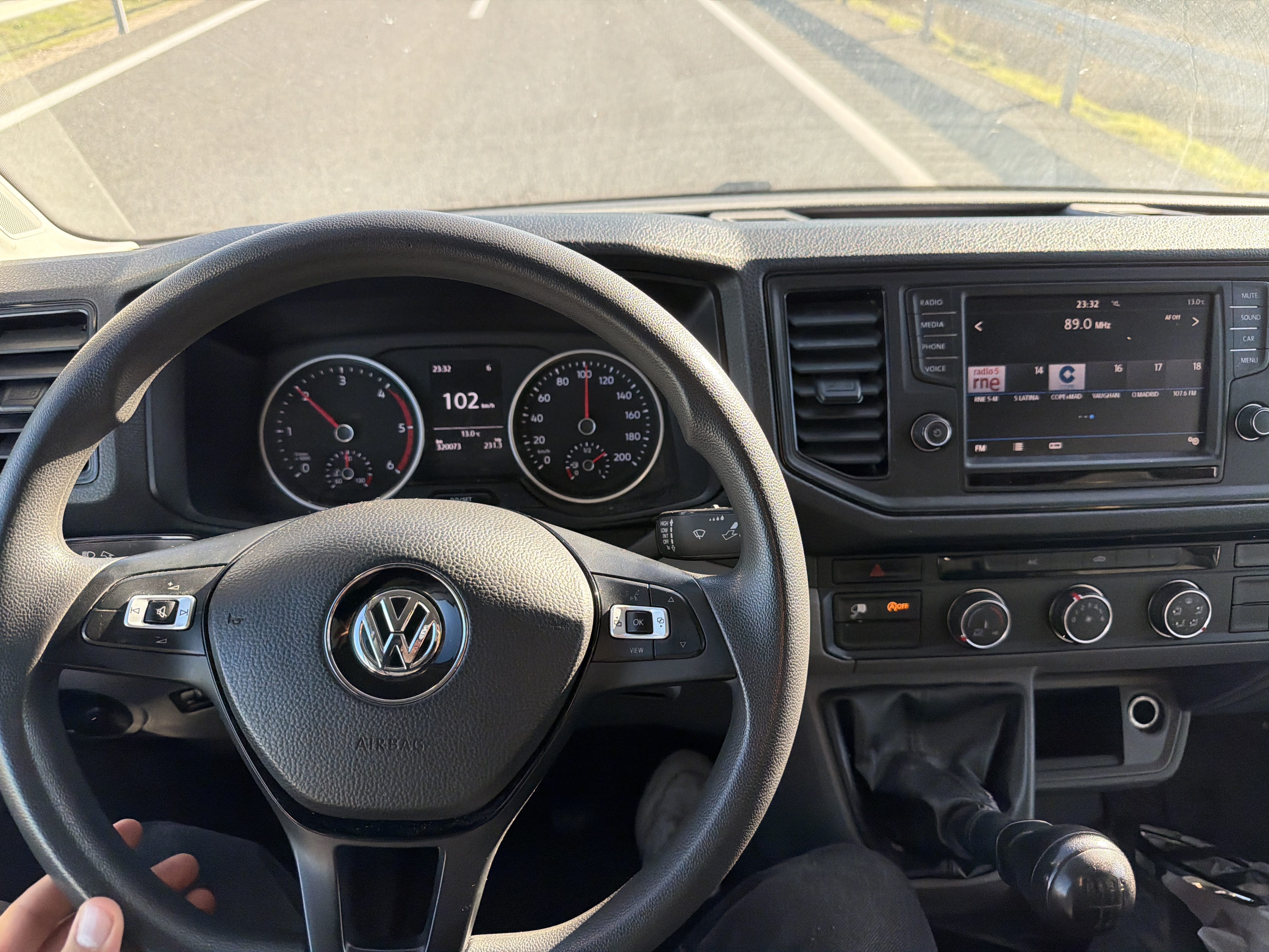 Volkswagen Crafter con Apple CarPlay