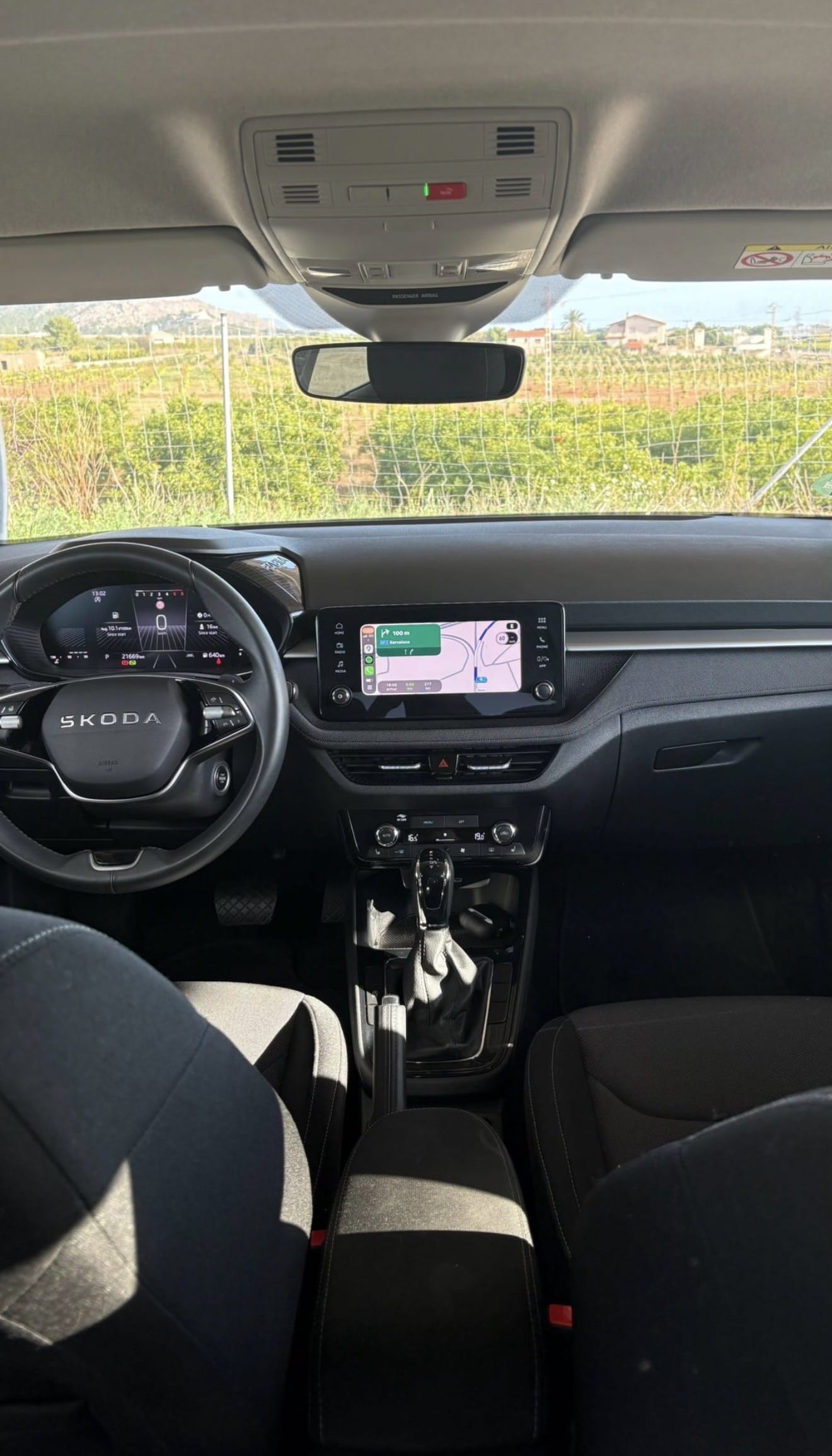 Skoda Fabia con GPS