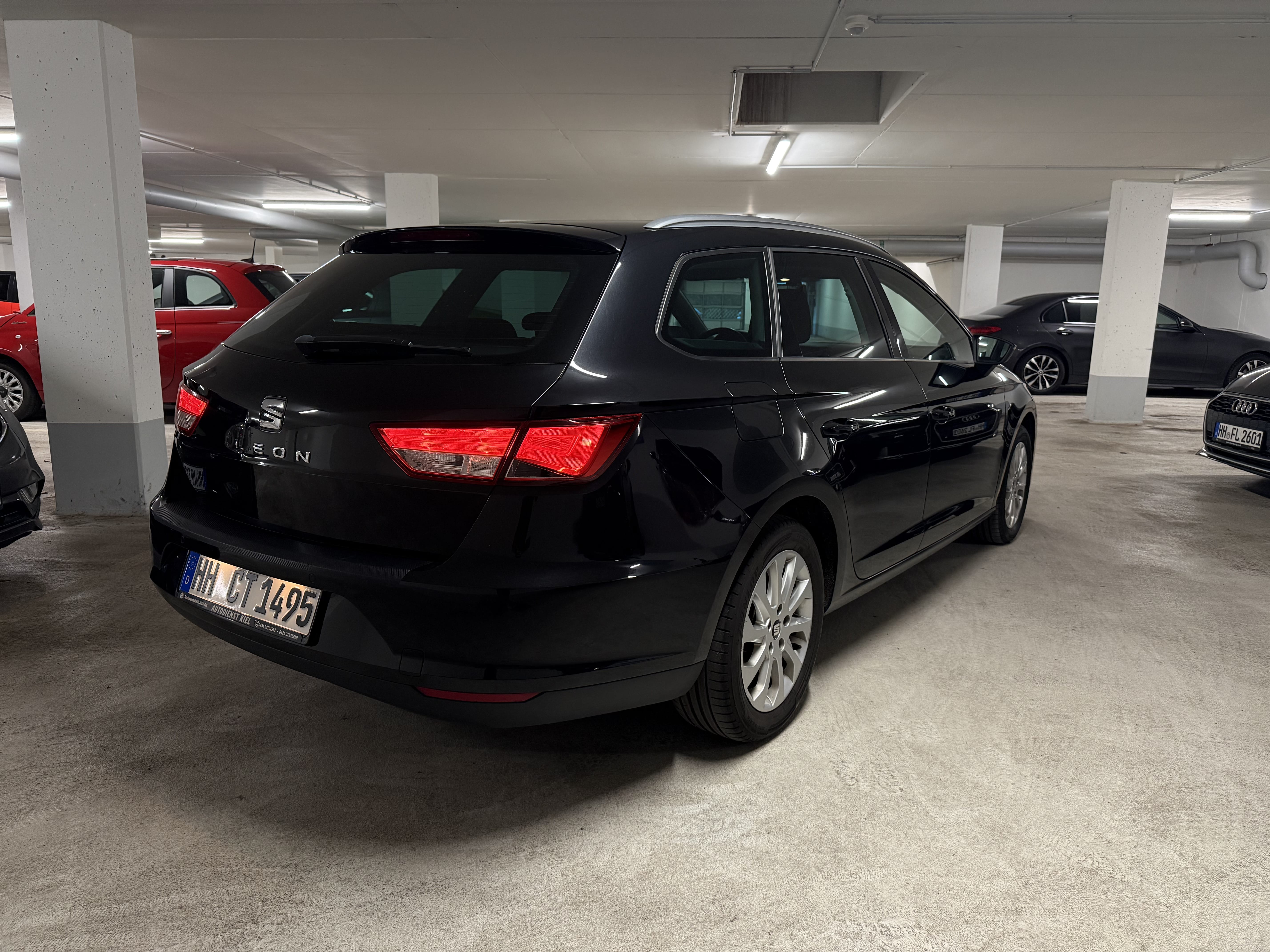 Seat Leon mit Navigationsgerät