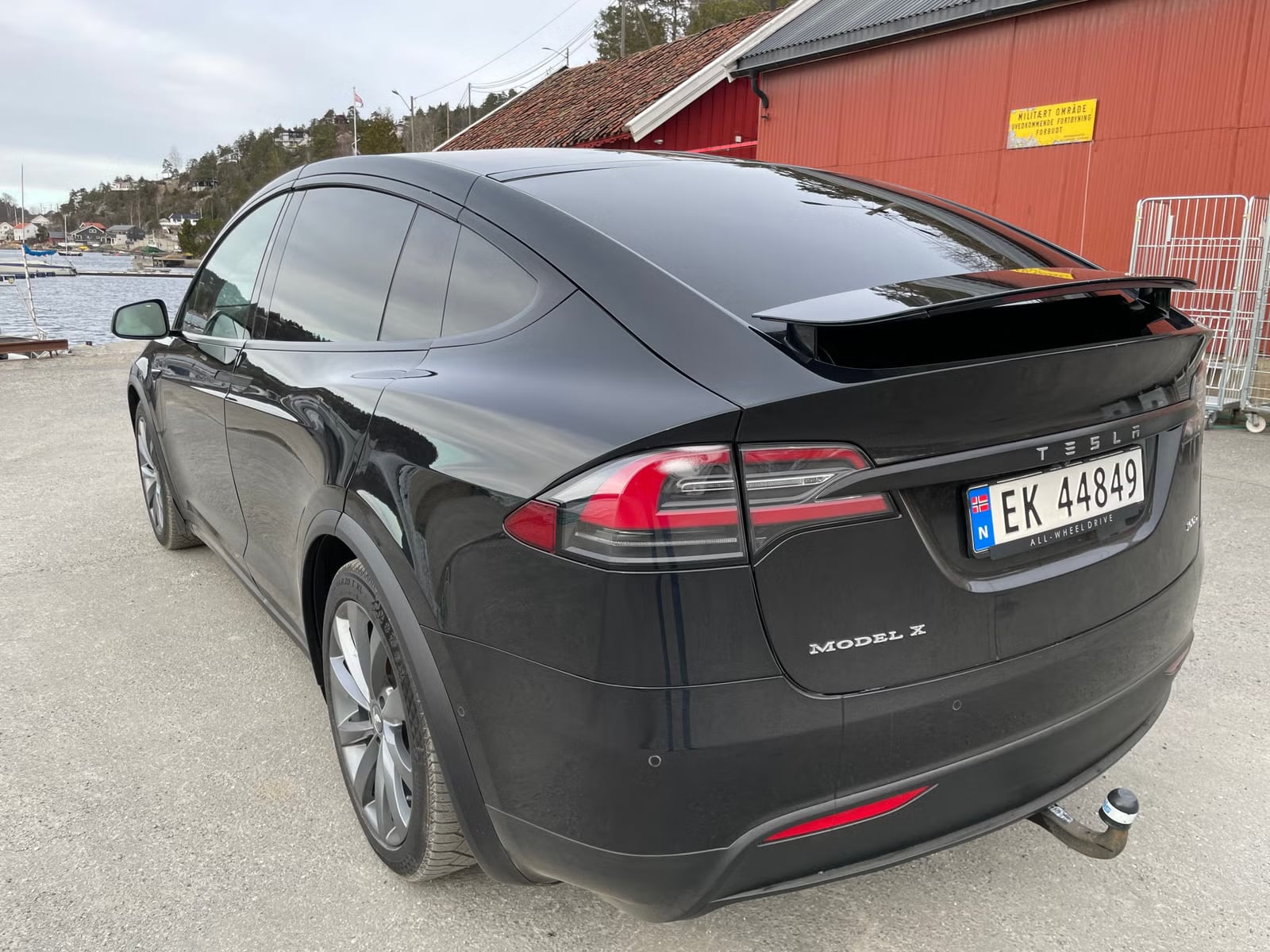 Tesla Model X med Aircondition