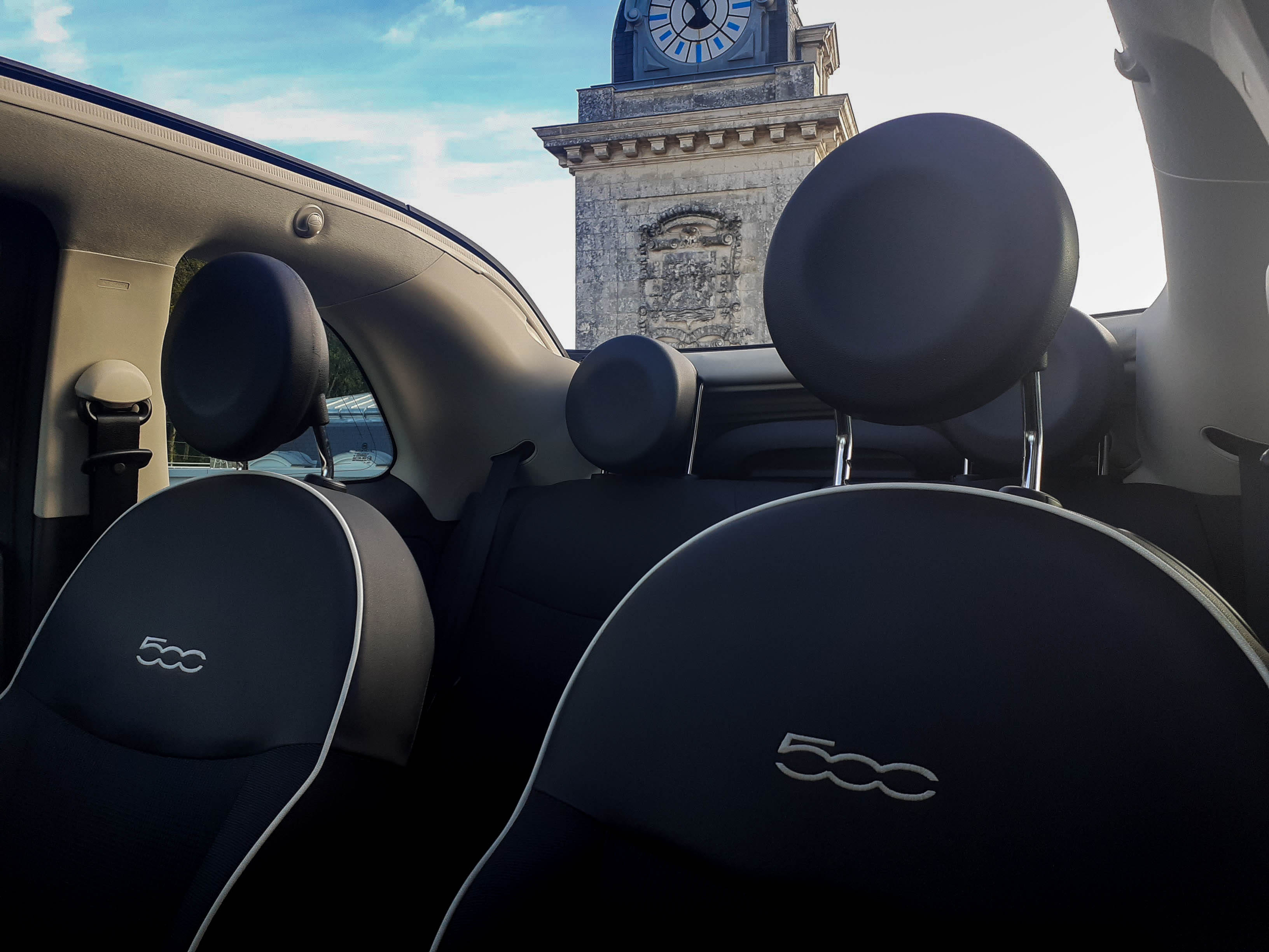 Fiat 500 C avec Entrée audio / iPod