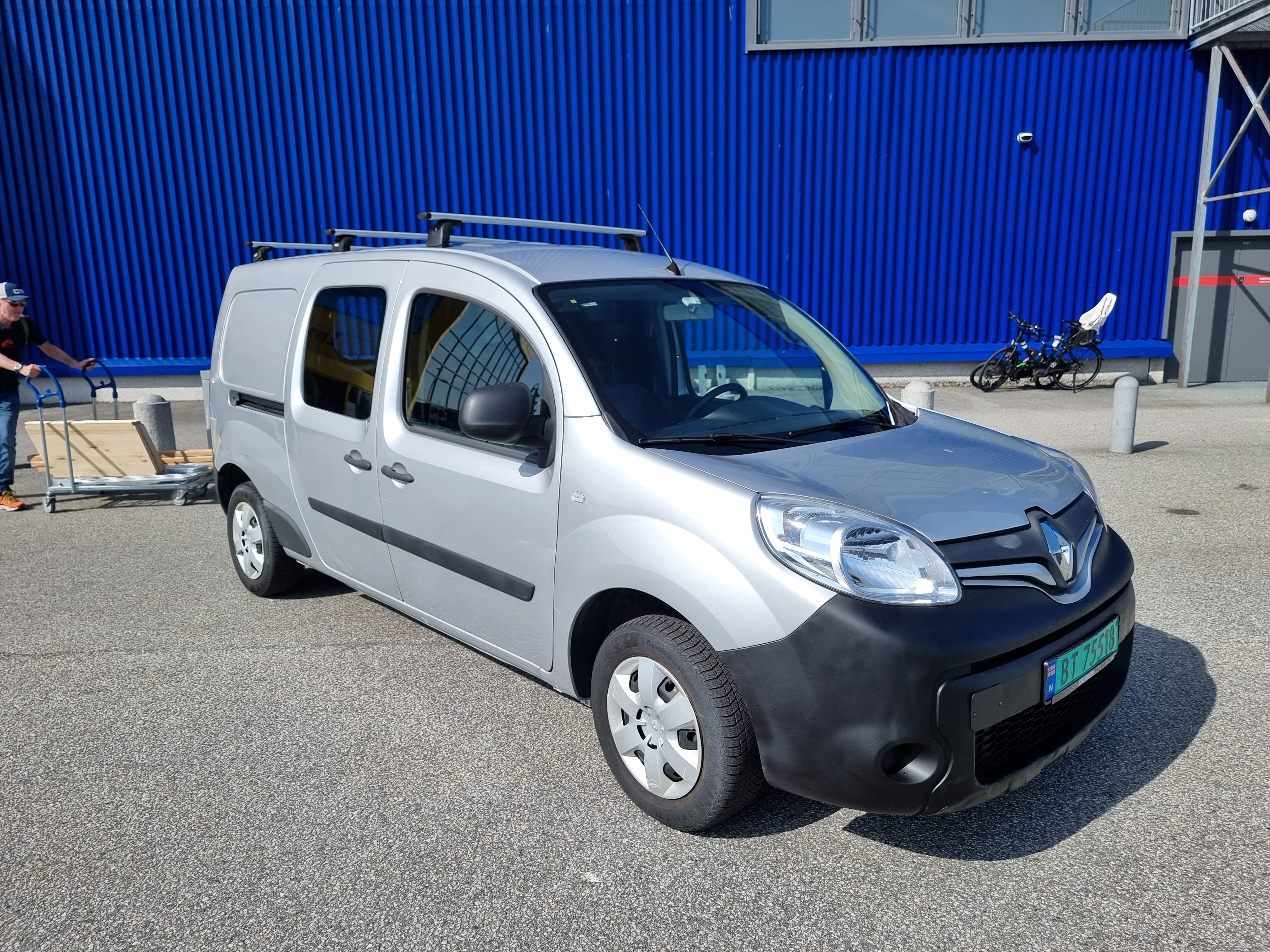 Renault Kangoo Varebil 1.5 Diesel, Manual, 4mc2, 3 seats, freecamping possible, 2018, Diesel