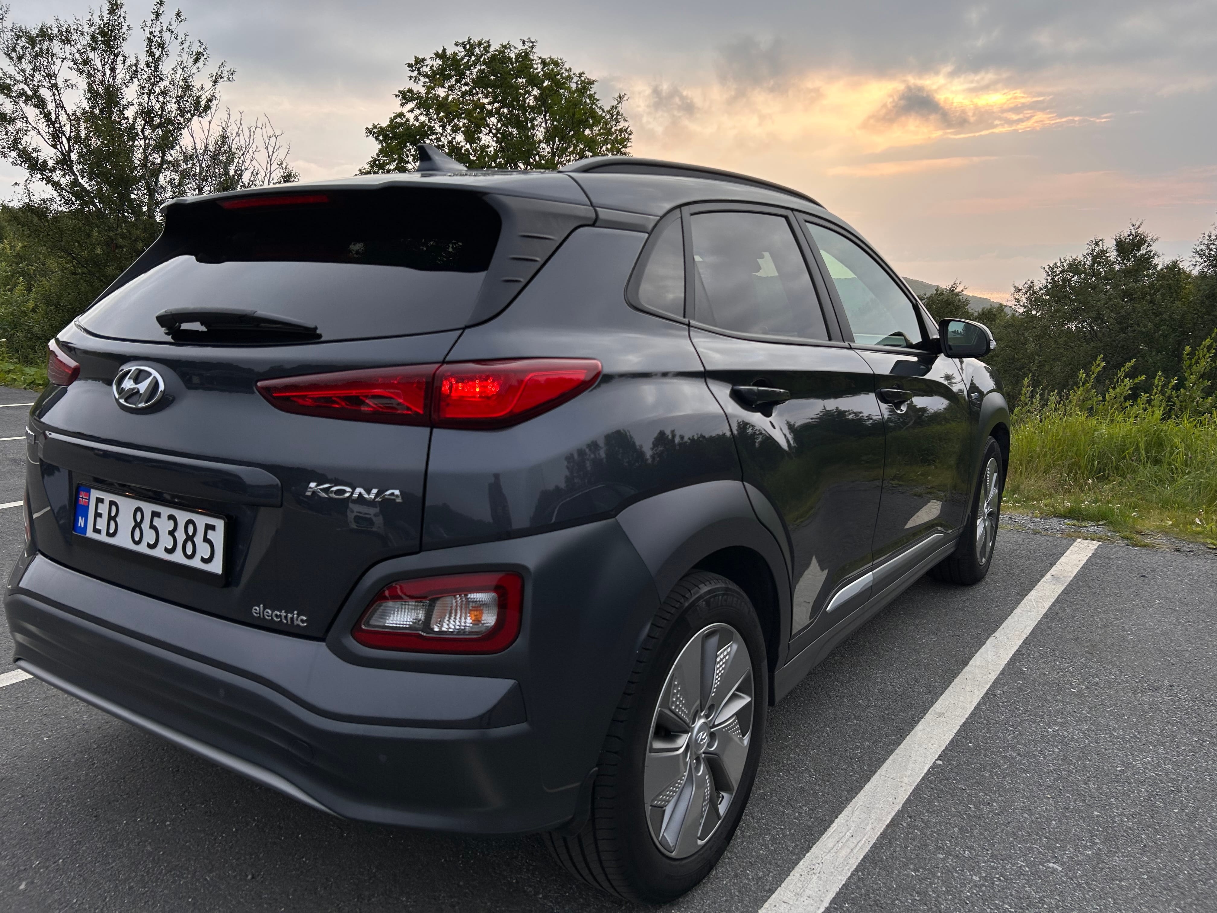 Hyundai Kona Electric Premium med Ryggekamera