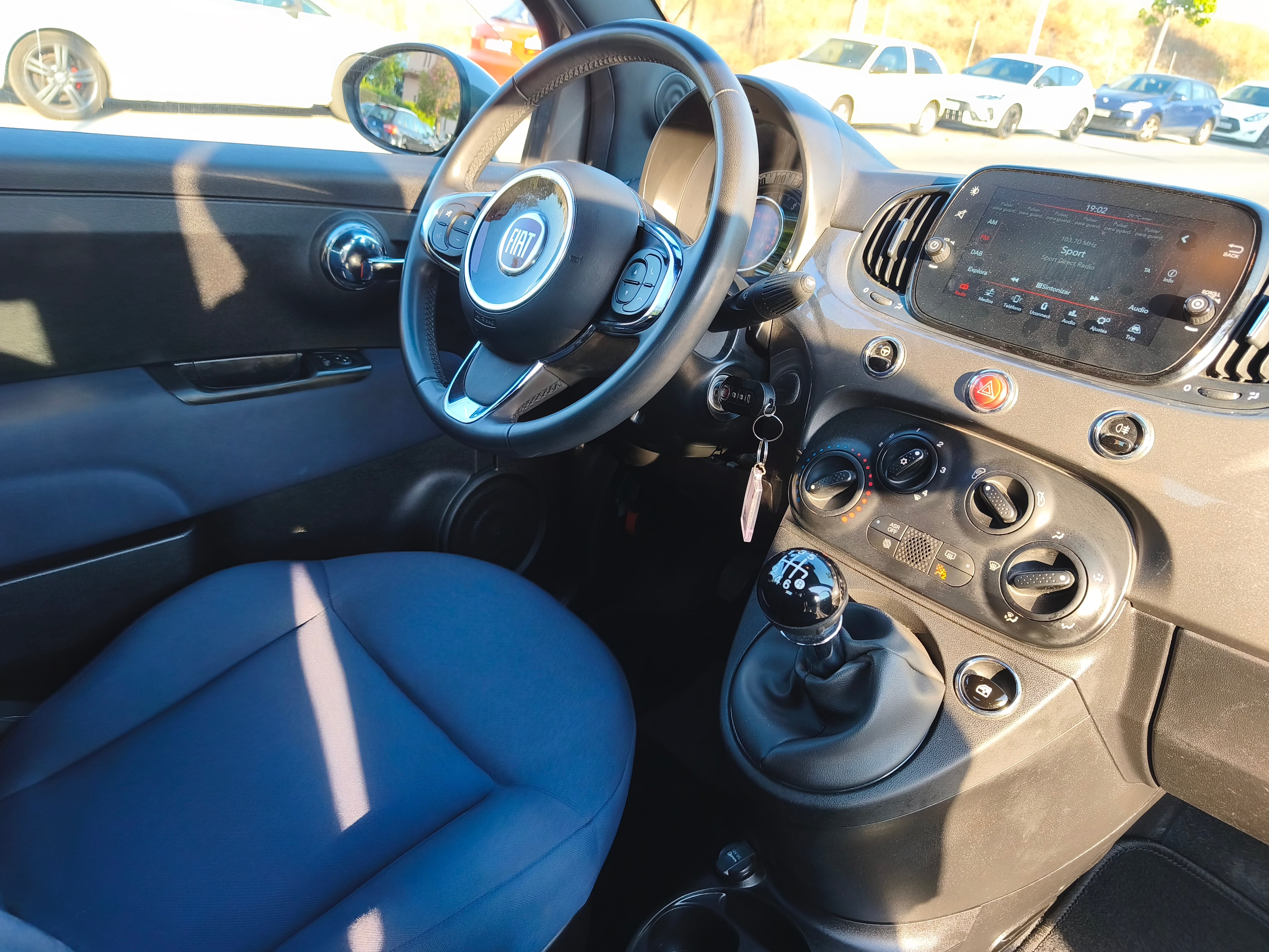 Fiat 500 C Híbrido Cabriolet met Cruise control