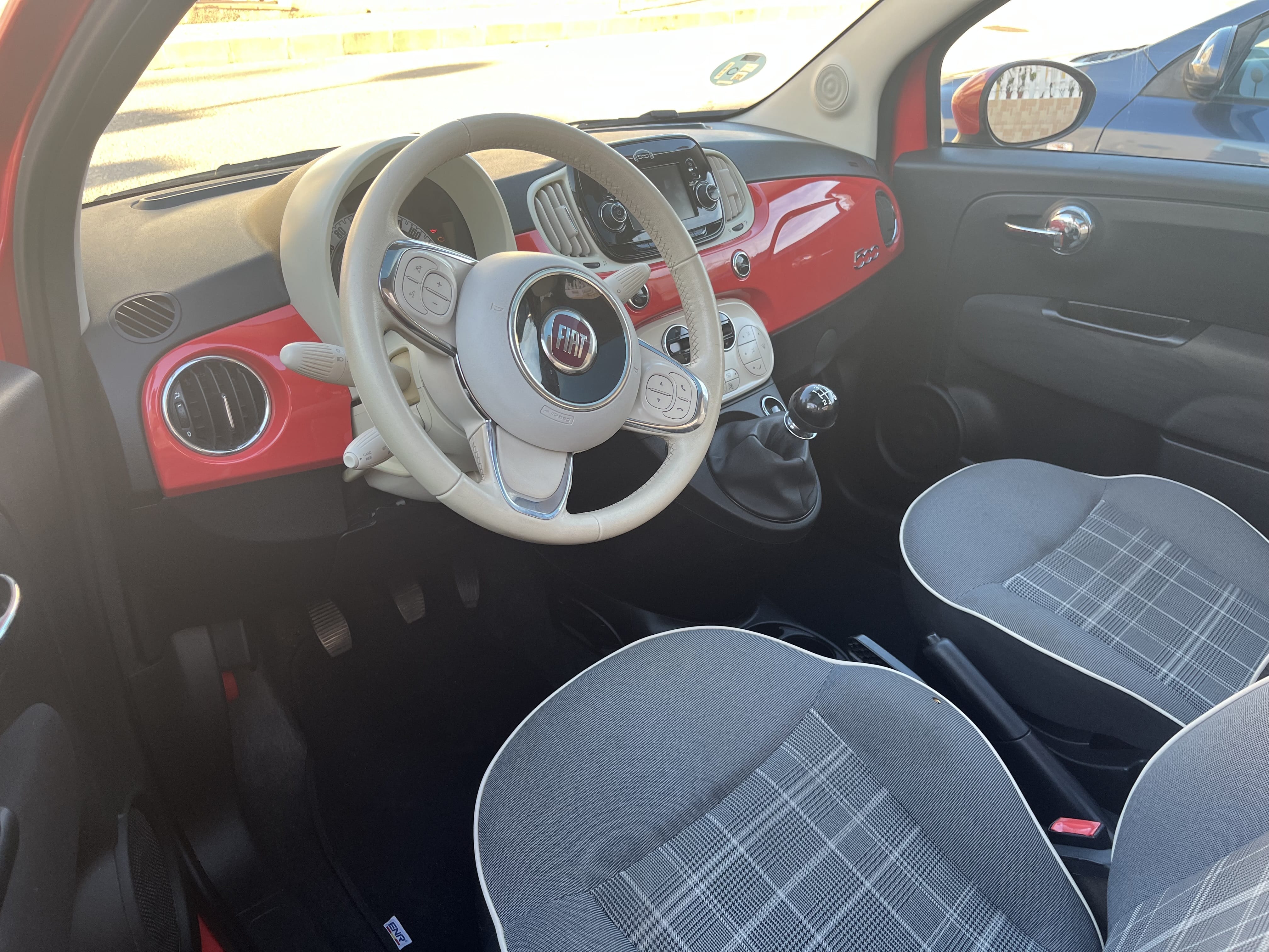 Fiat 500 with Cruise control