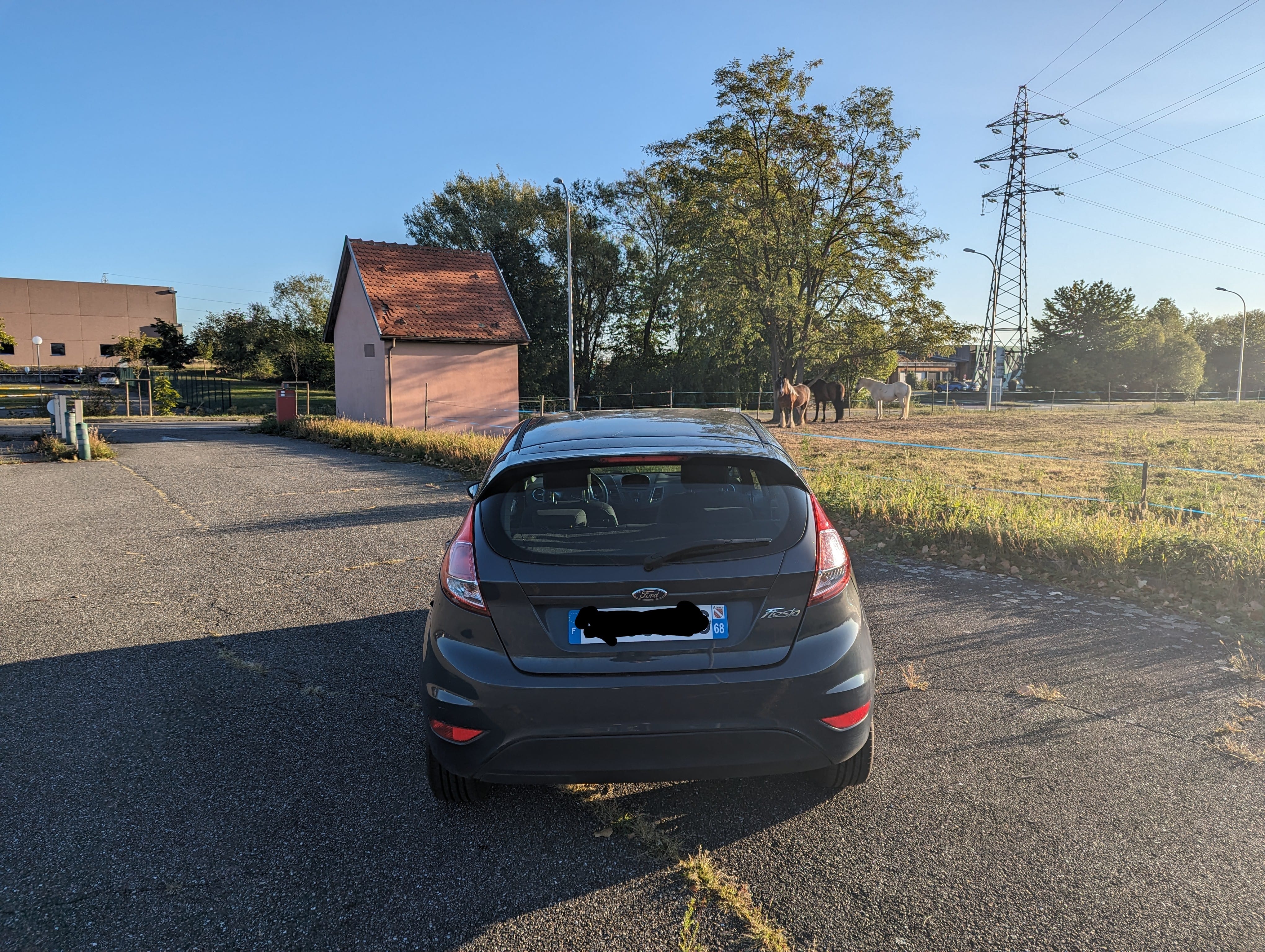 Ford Fiesta avec Pneus neige