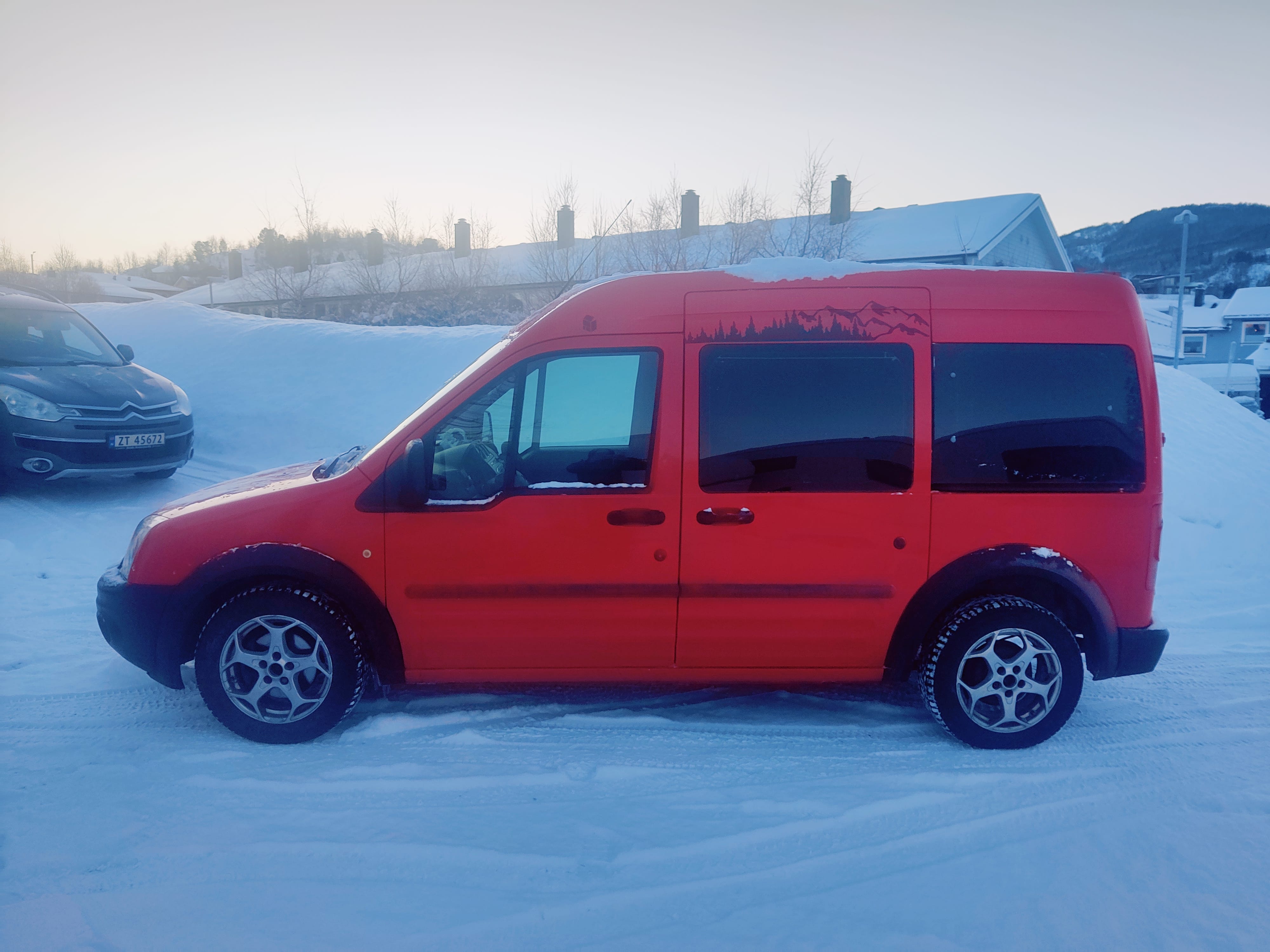 Ford Transit Connect med Vinterdekk