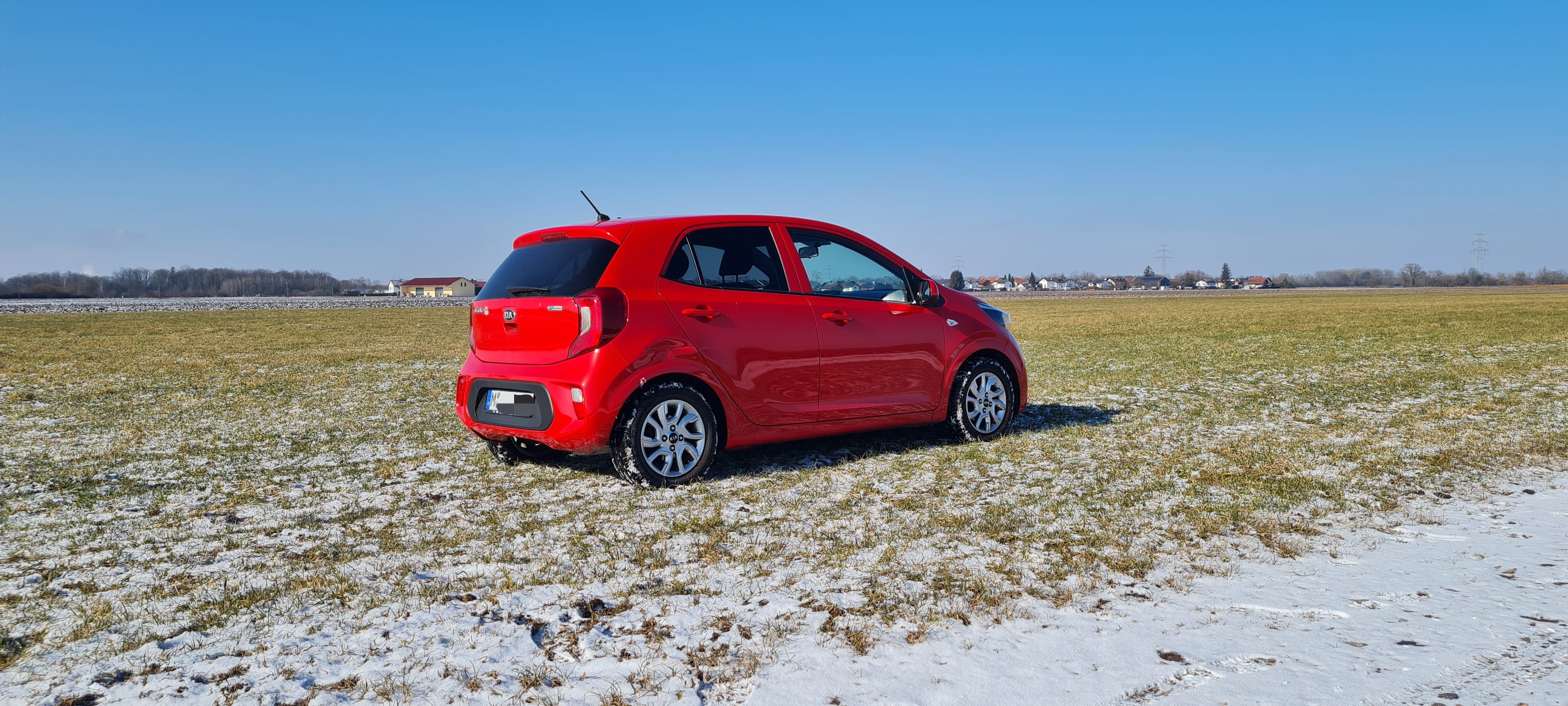 Kia Picanto with Baby seat