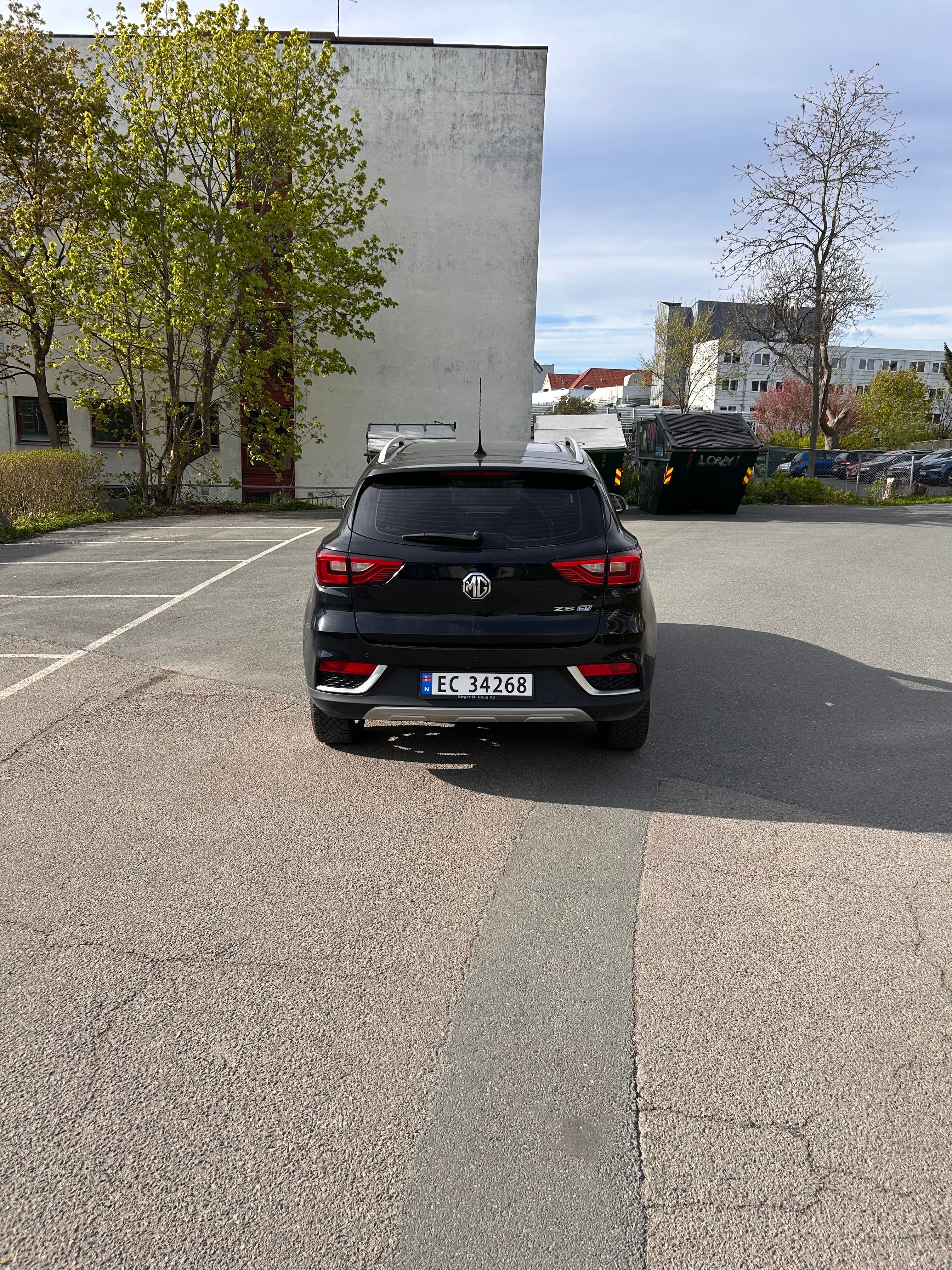 MG ZS EV mit Rückfahrkamera