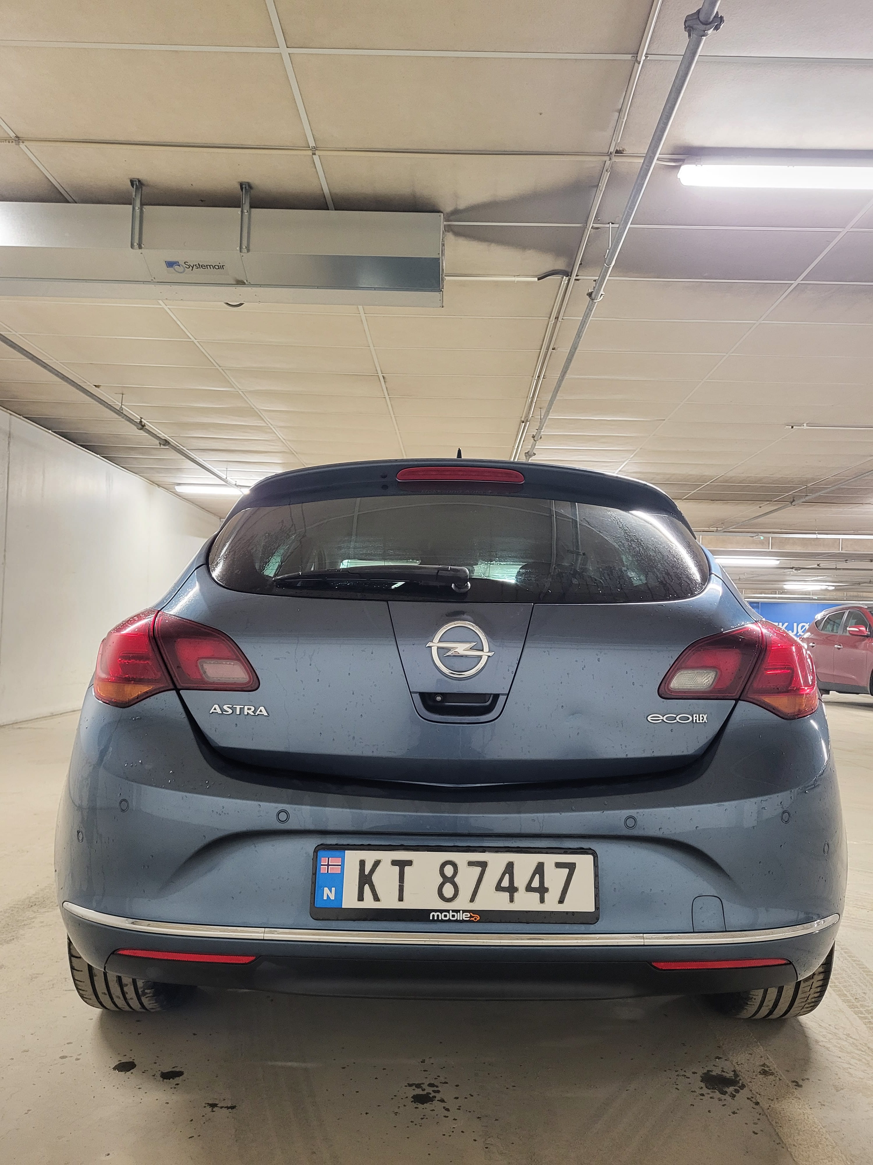 Opel Astra met Sneeuwbanden