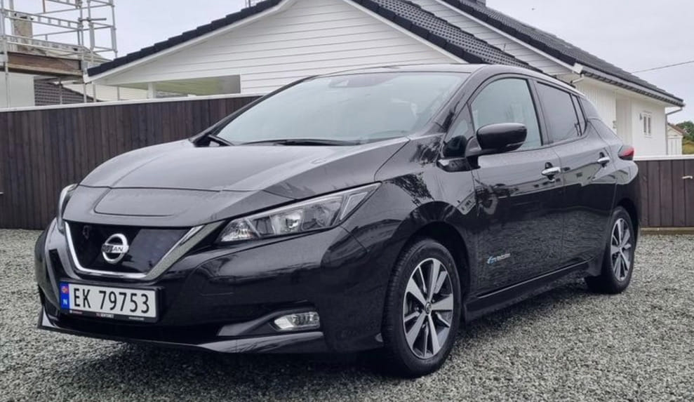 Nissan Leaf med GPS