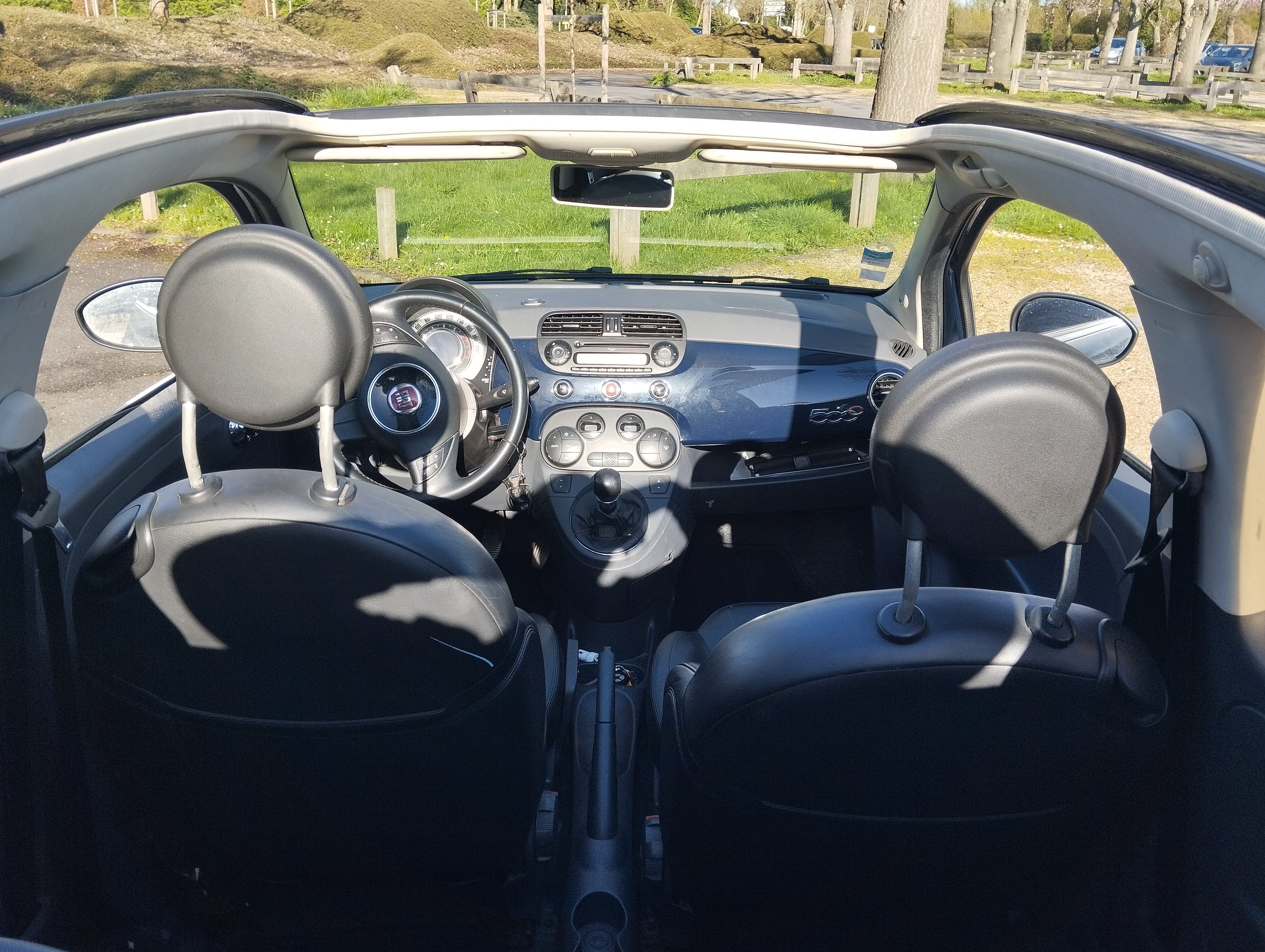 Fiat 500 C avec Apple CarPlay