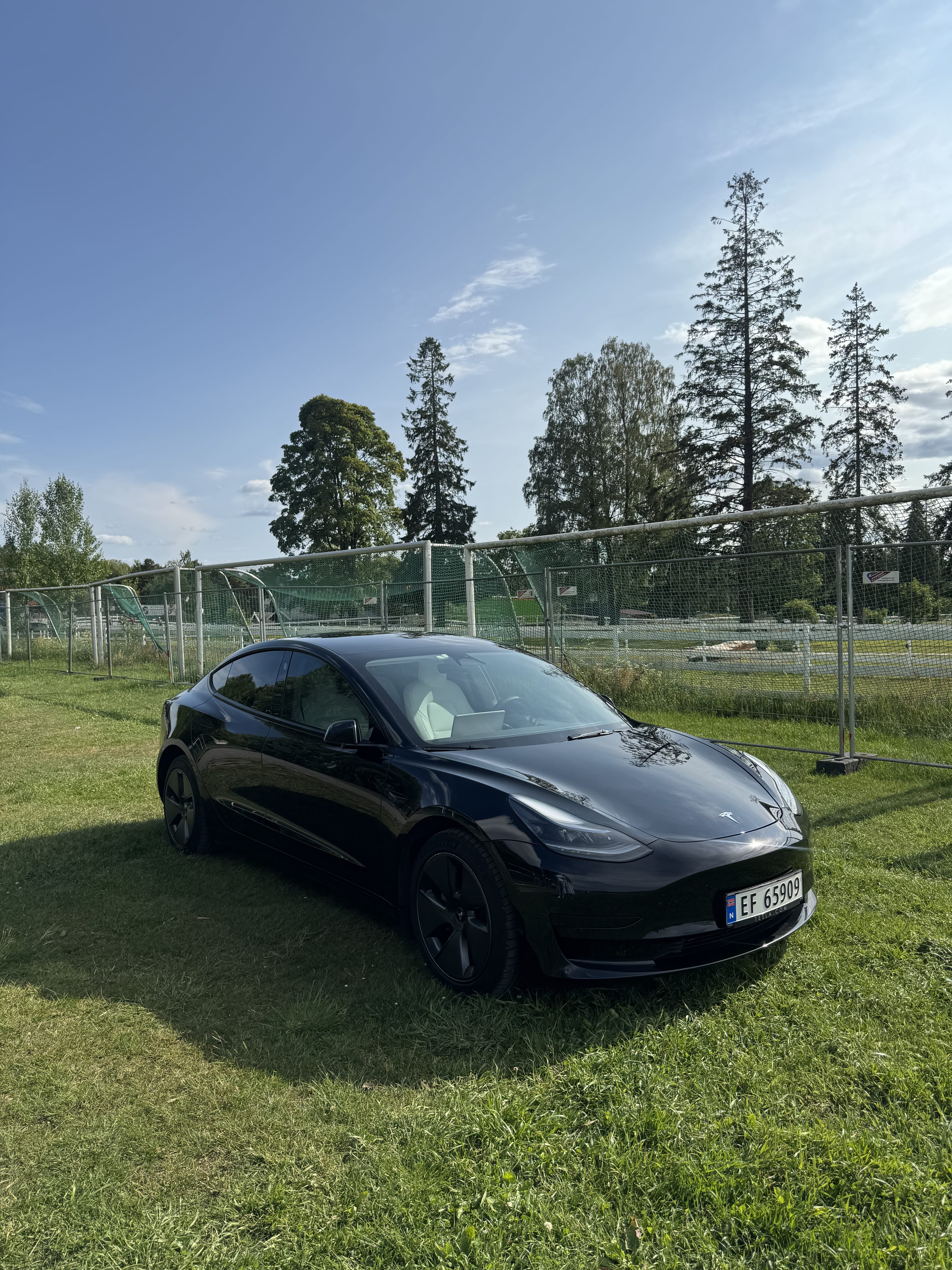 Tesla Model 3 med GPS