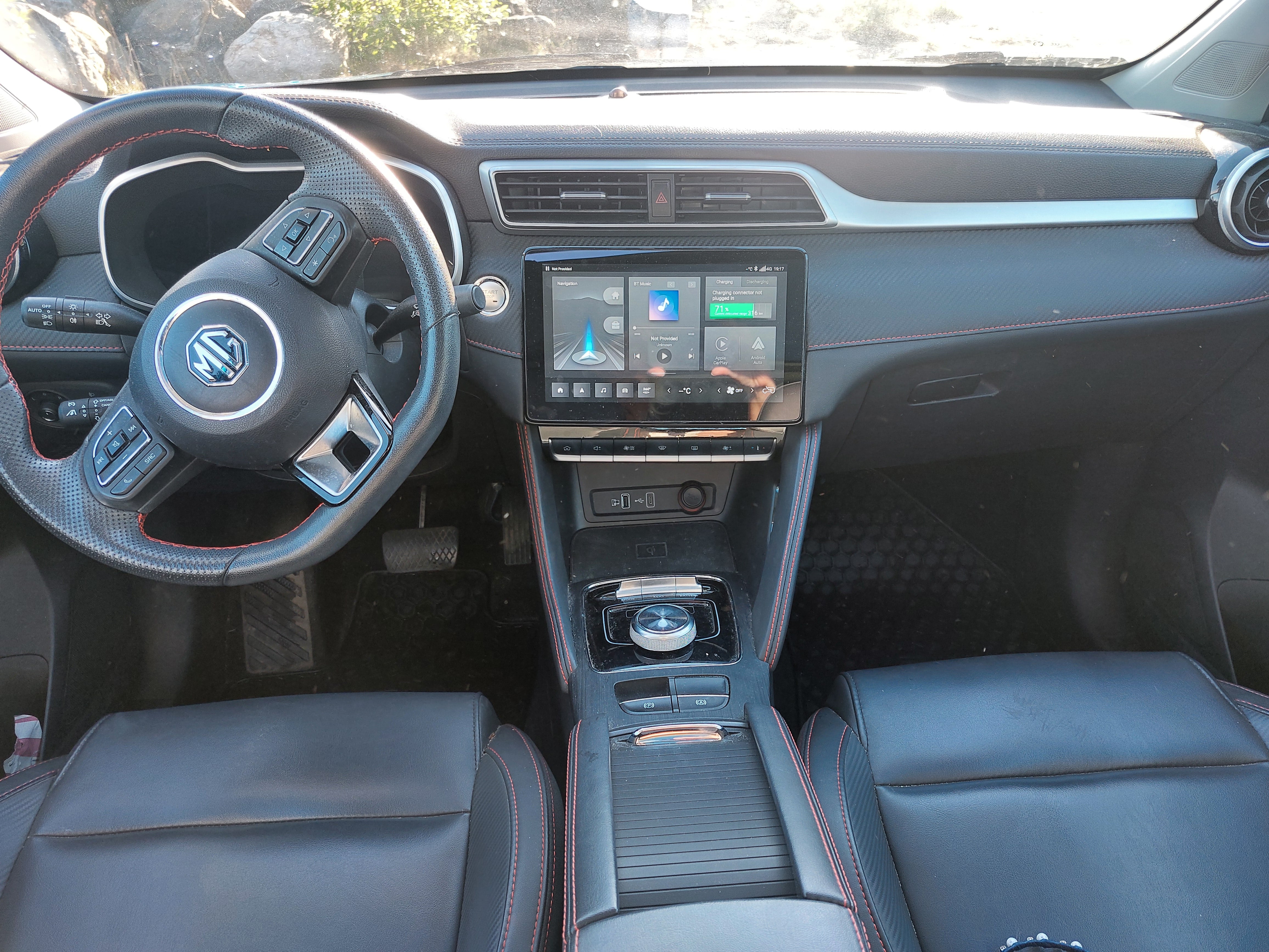 MG ZS EV med Android Auto