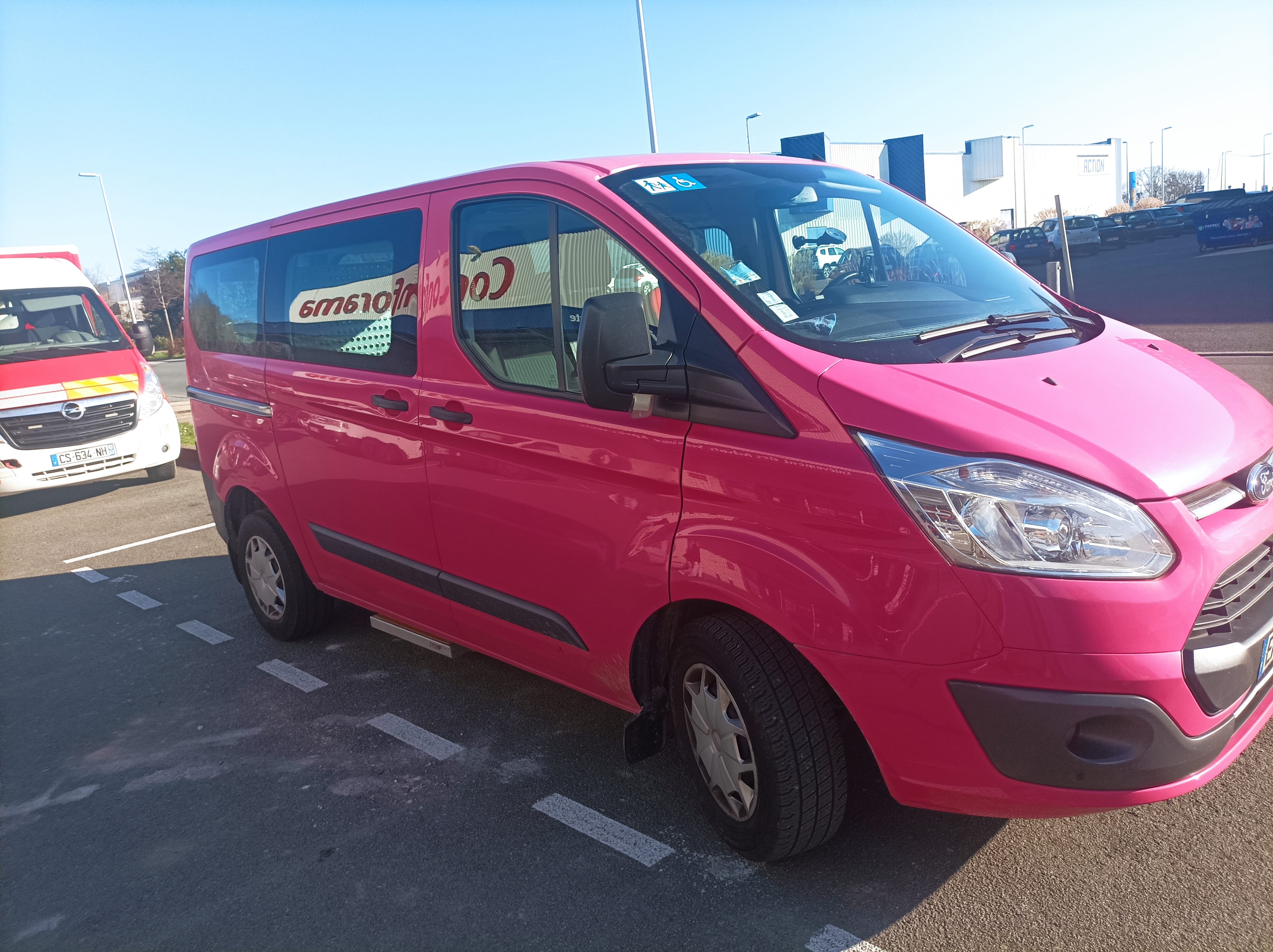 Ford Transit Custom Kombi avec Pneus neige