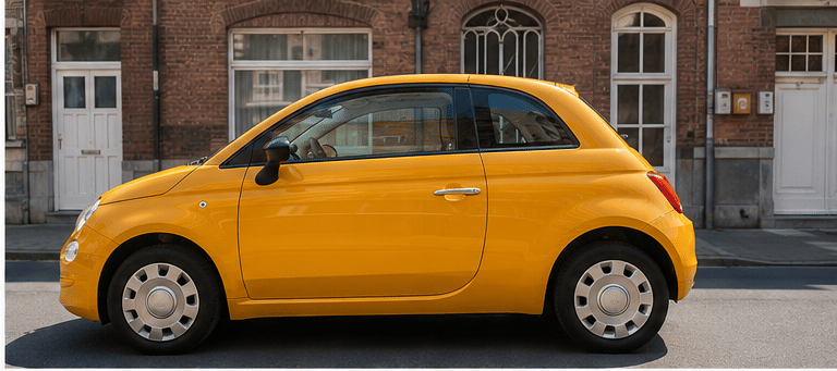 Fiat 500 met Cruise control