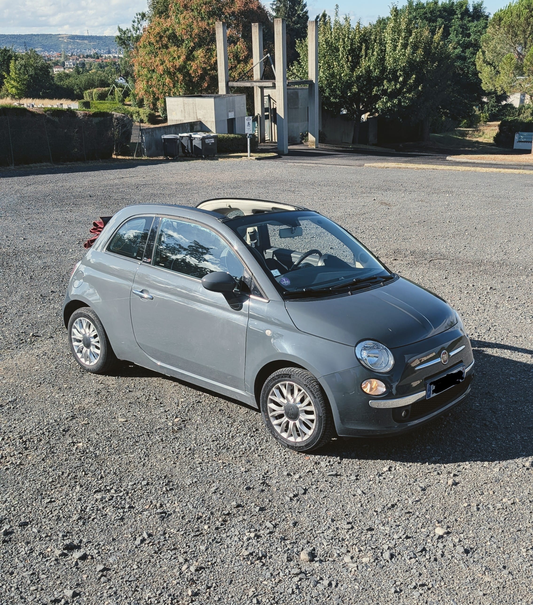 Fiat 500 C avec Climatisation