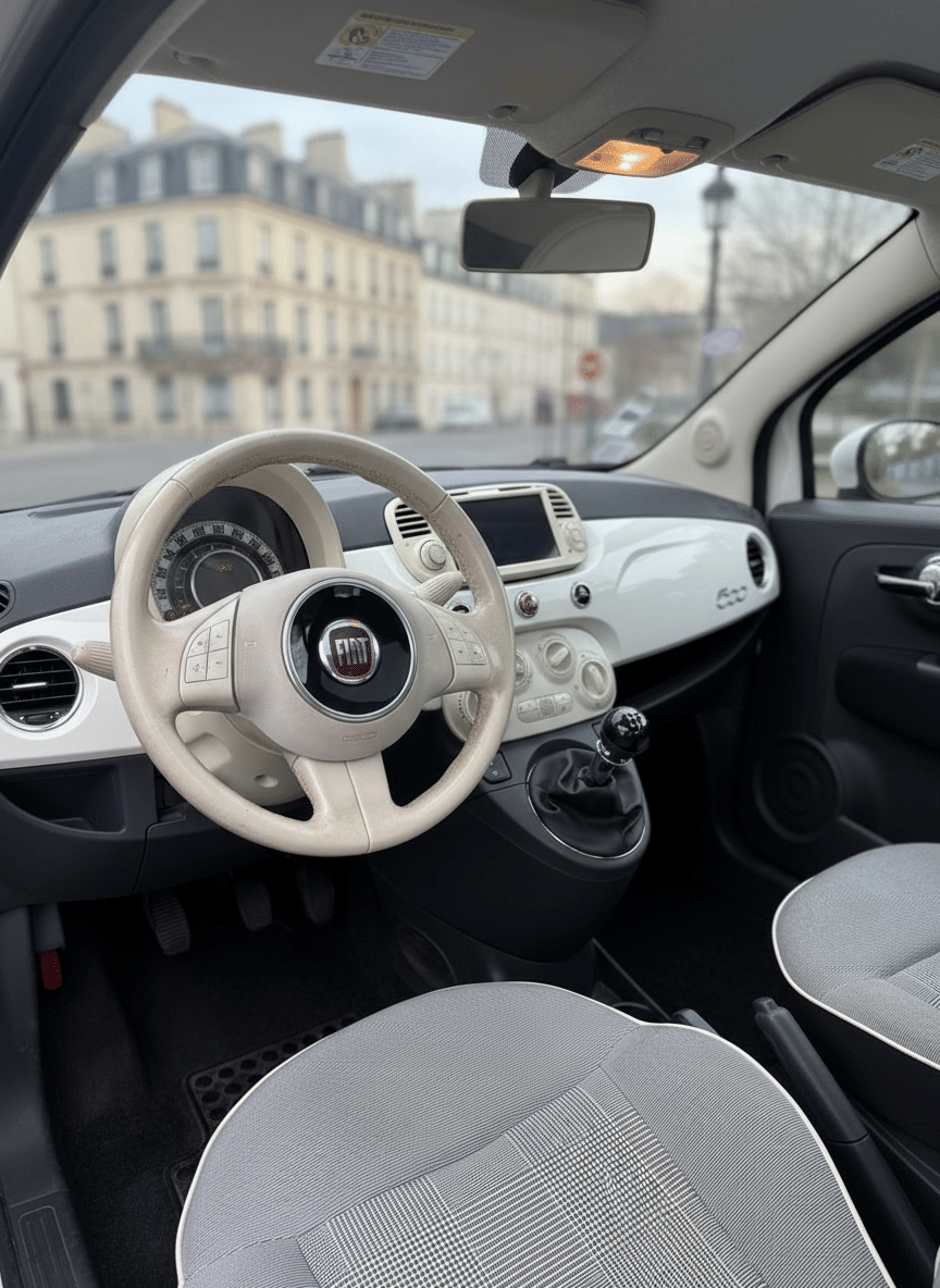 Fiat 500 avec Audio Bluetooth