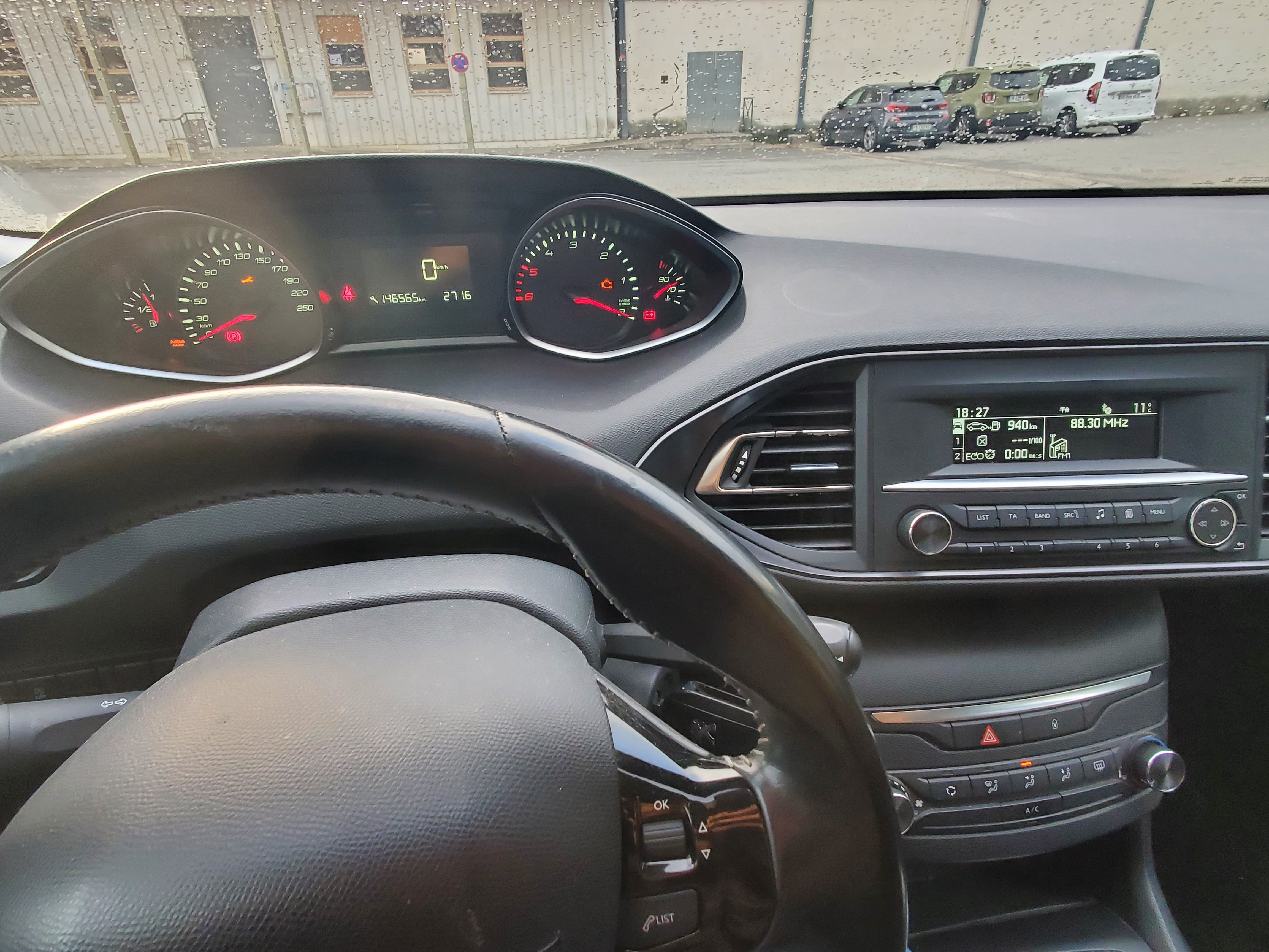 Peugeot 308 avec Régulateur de vitesse