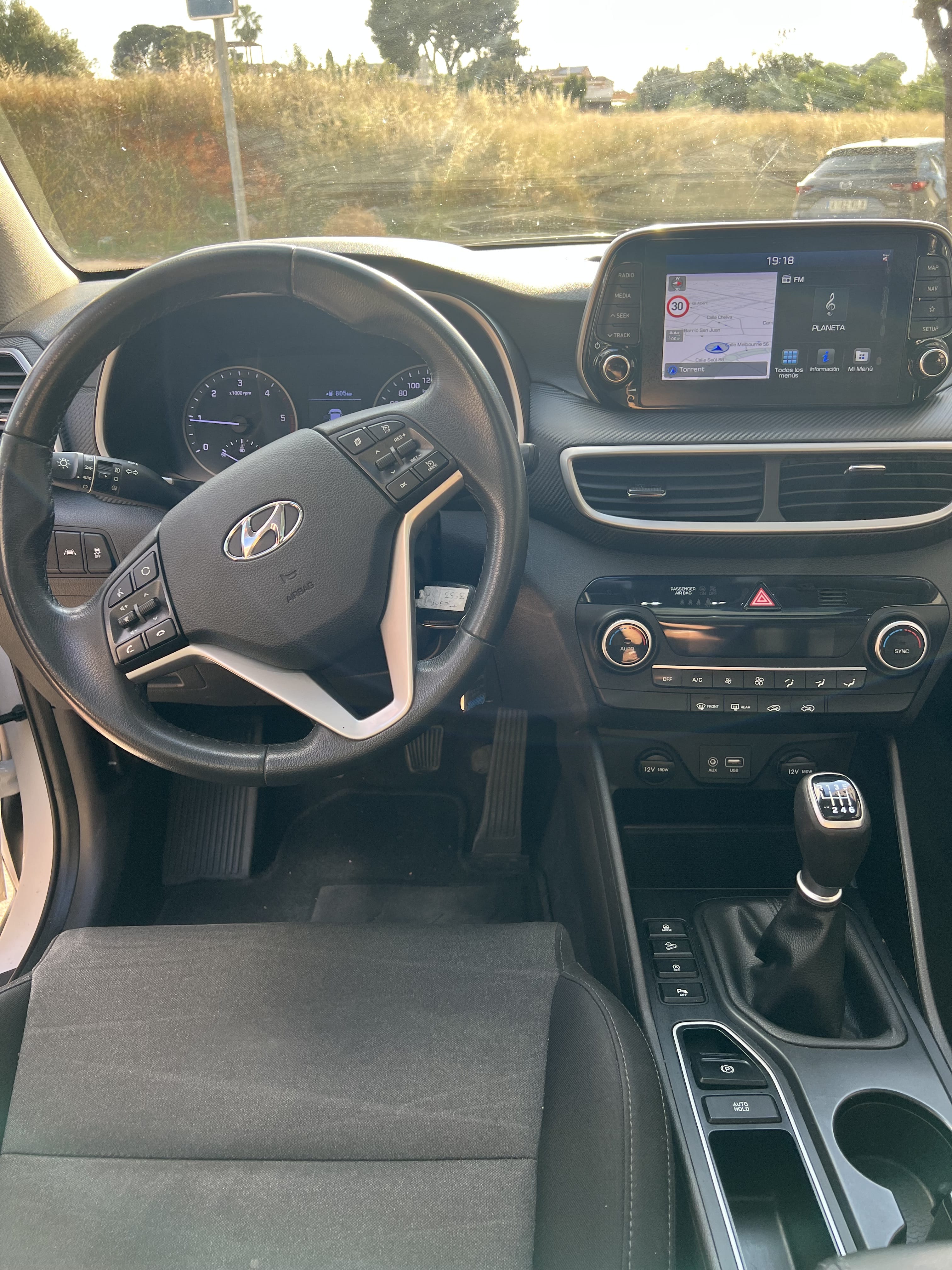 Hyundai Tucson con Silla infantil
