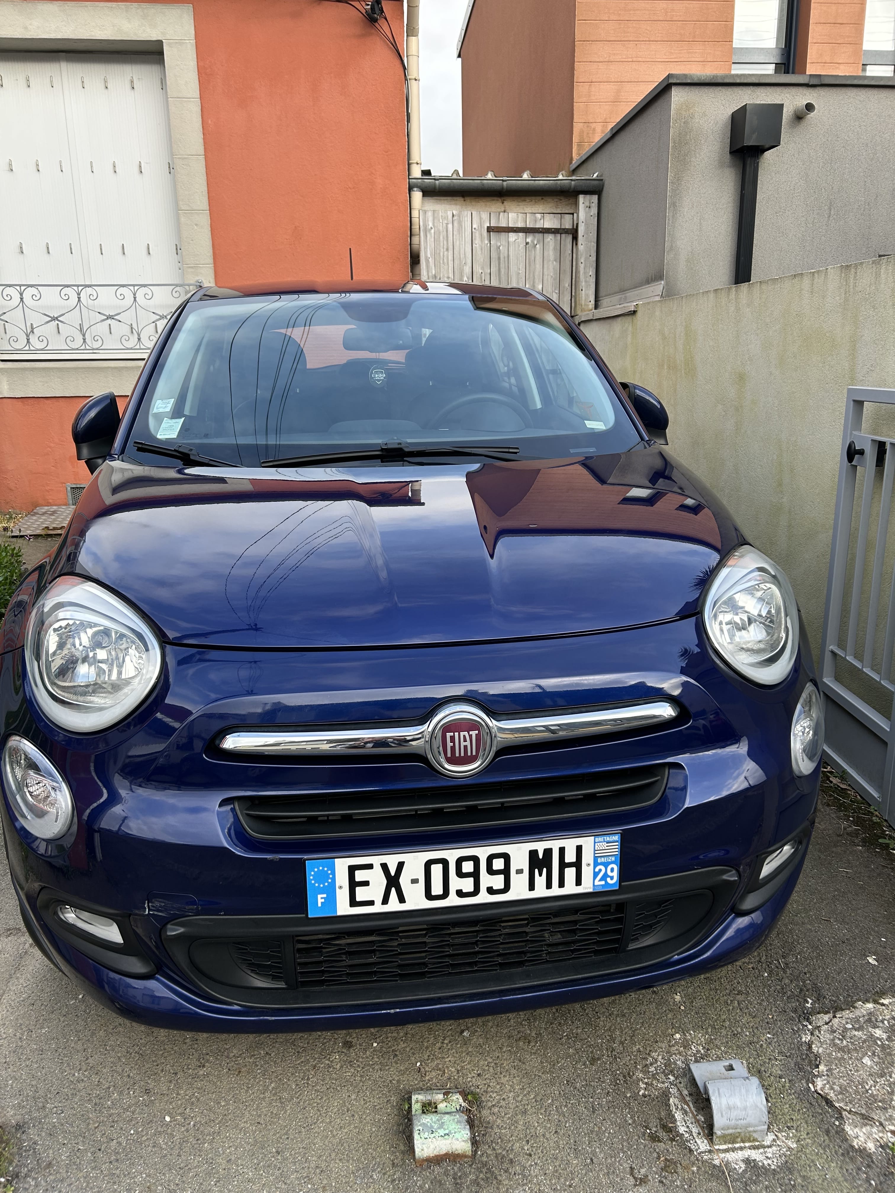 Fiat 500 X avec Autoradio