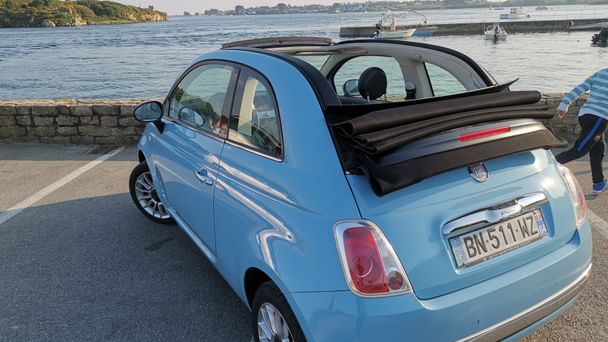 Fiat 500 C Cabriolet Version Grand Bleu avec Audio Bluetooth
