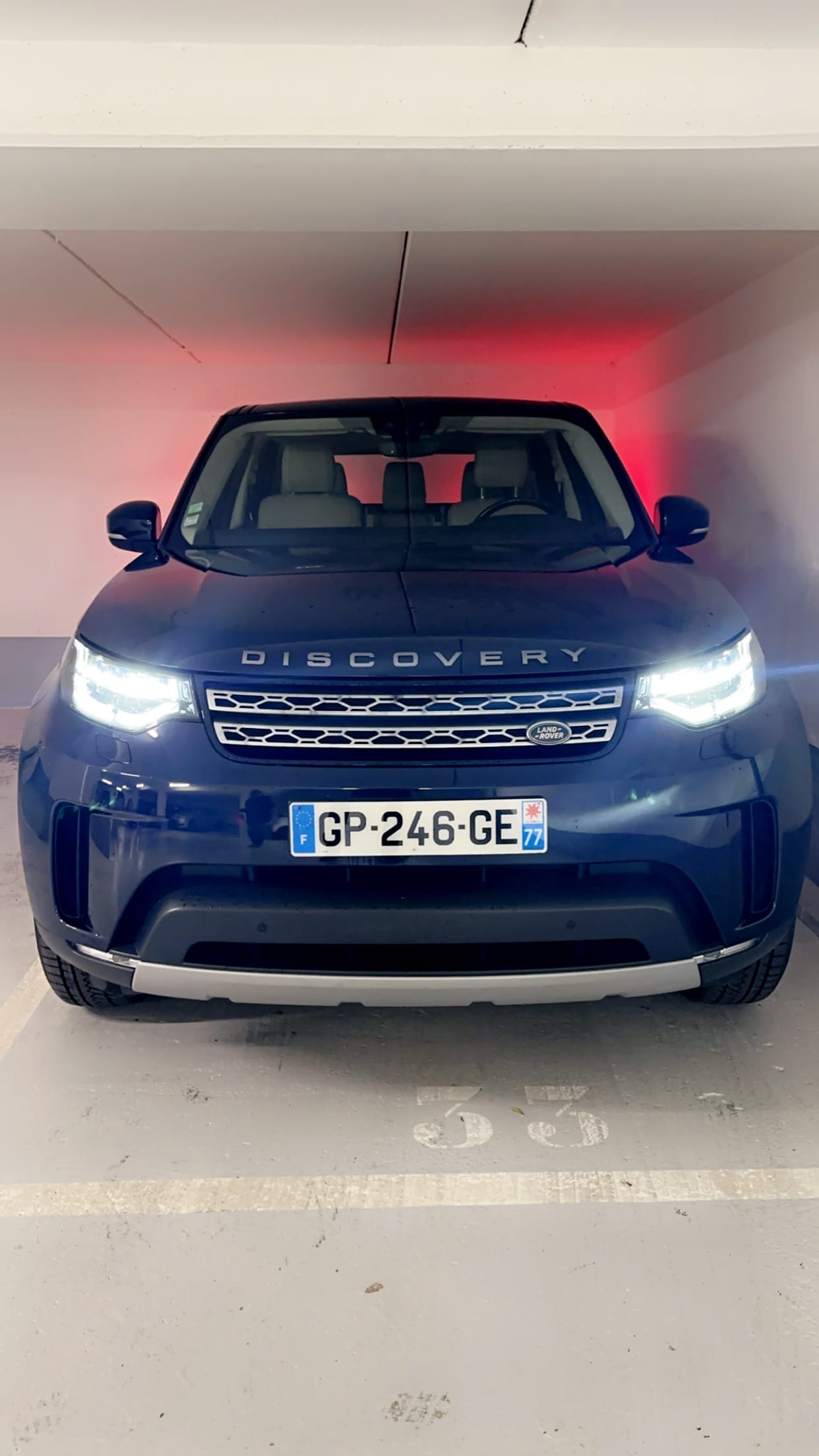 Land-Rover Discovery avec Siège bébé