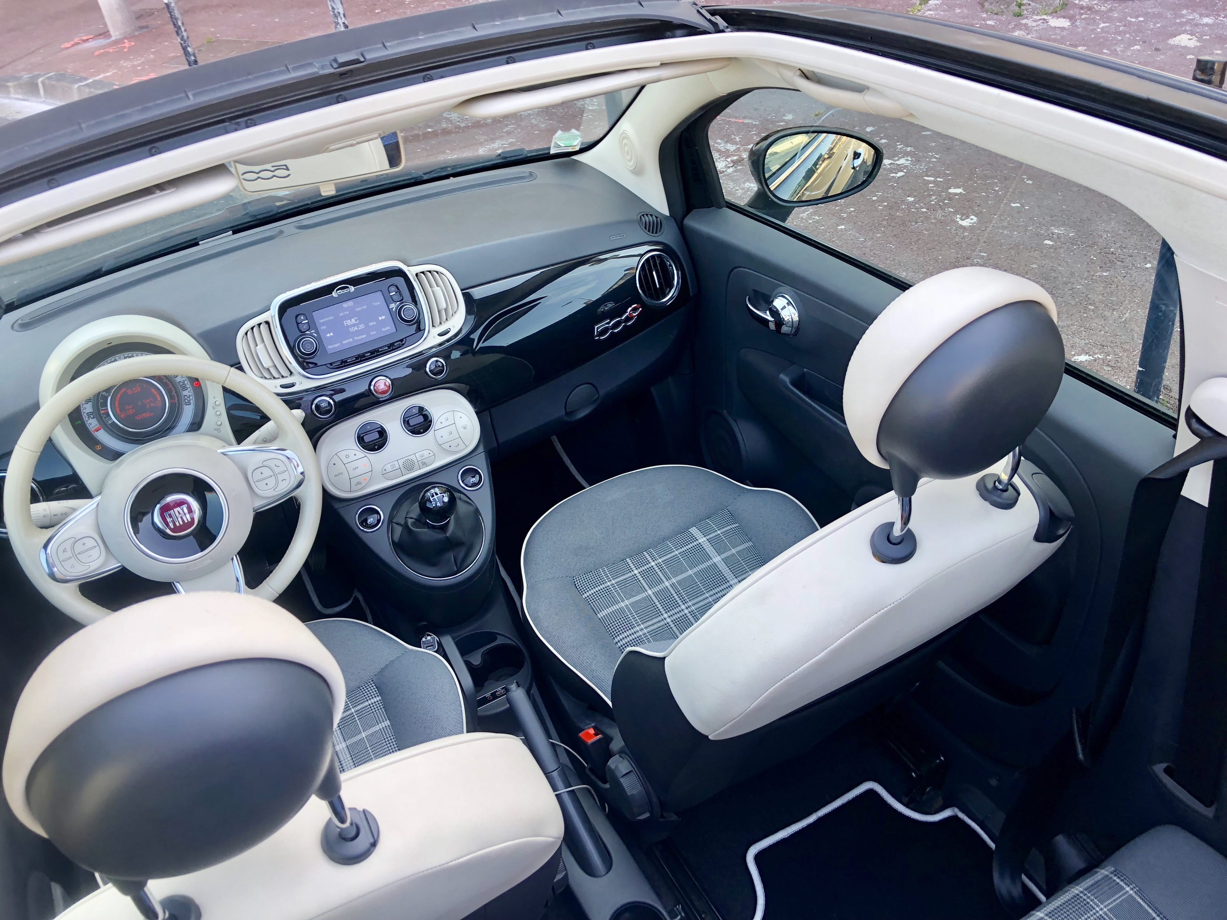 Fiat 500 C Gare ST-Jean  Louez Fiat 500 Cabriolet – Élégance, Maniabilité et Plaisir de Conduite !