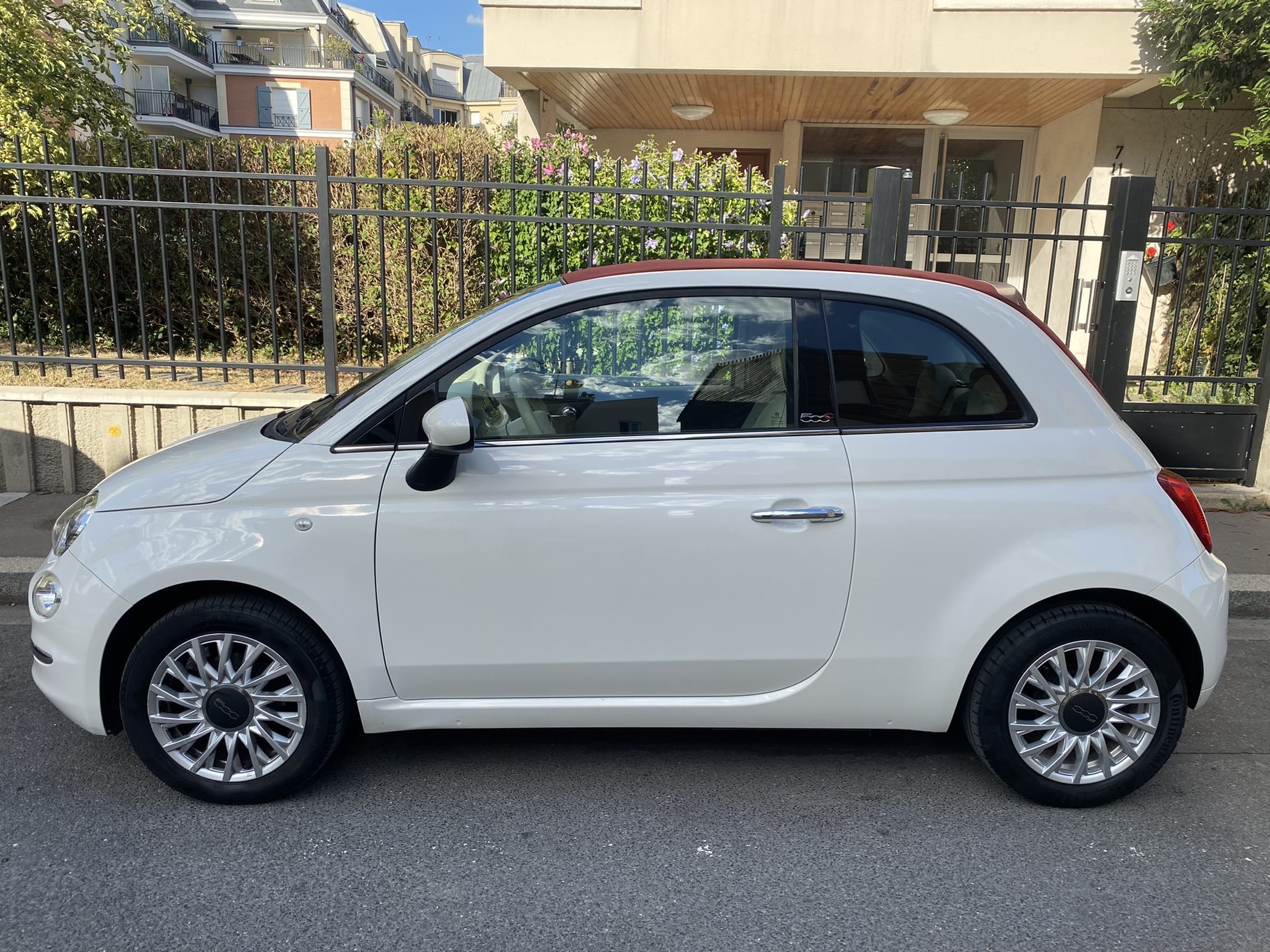 Fiat 500 C avec Climatisation