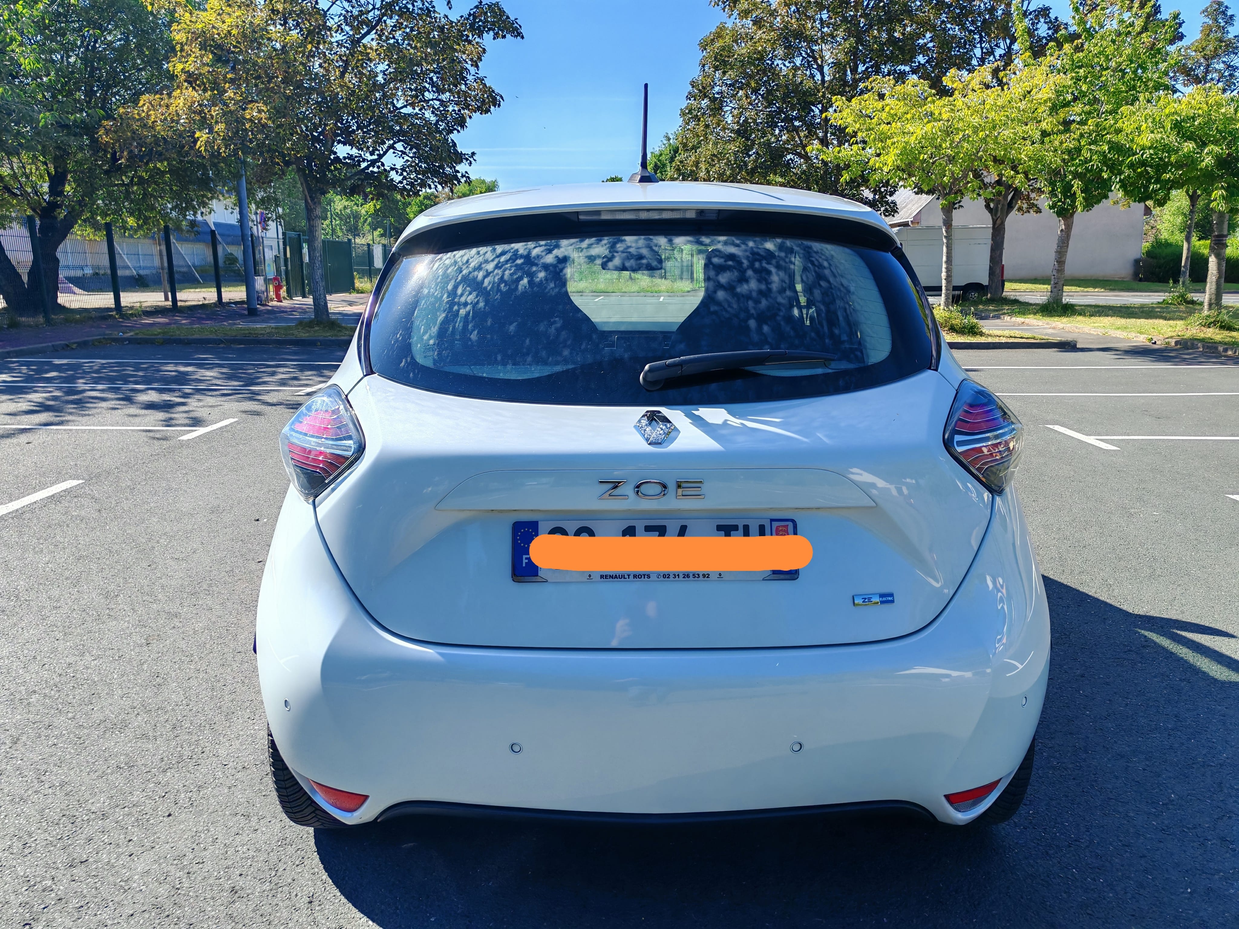 Renault ZOE électrique avec GPS