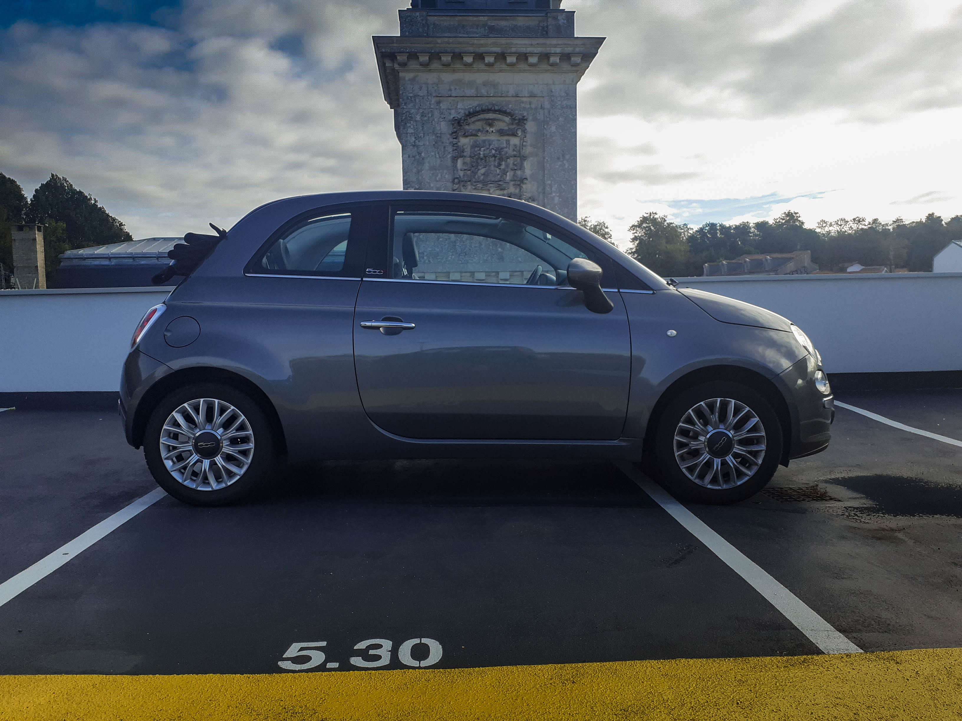 Fiat 500 C avec Climatisation