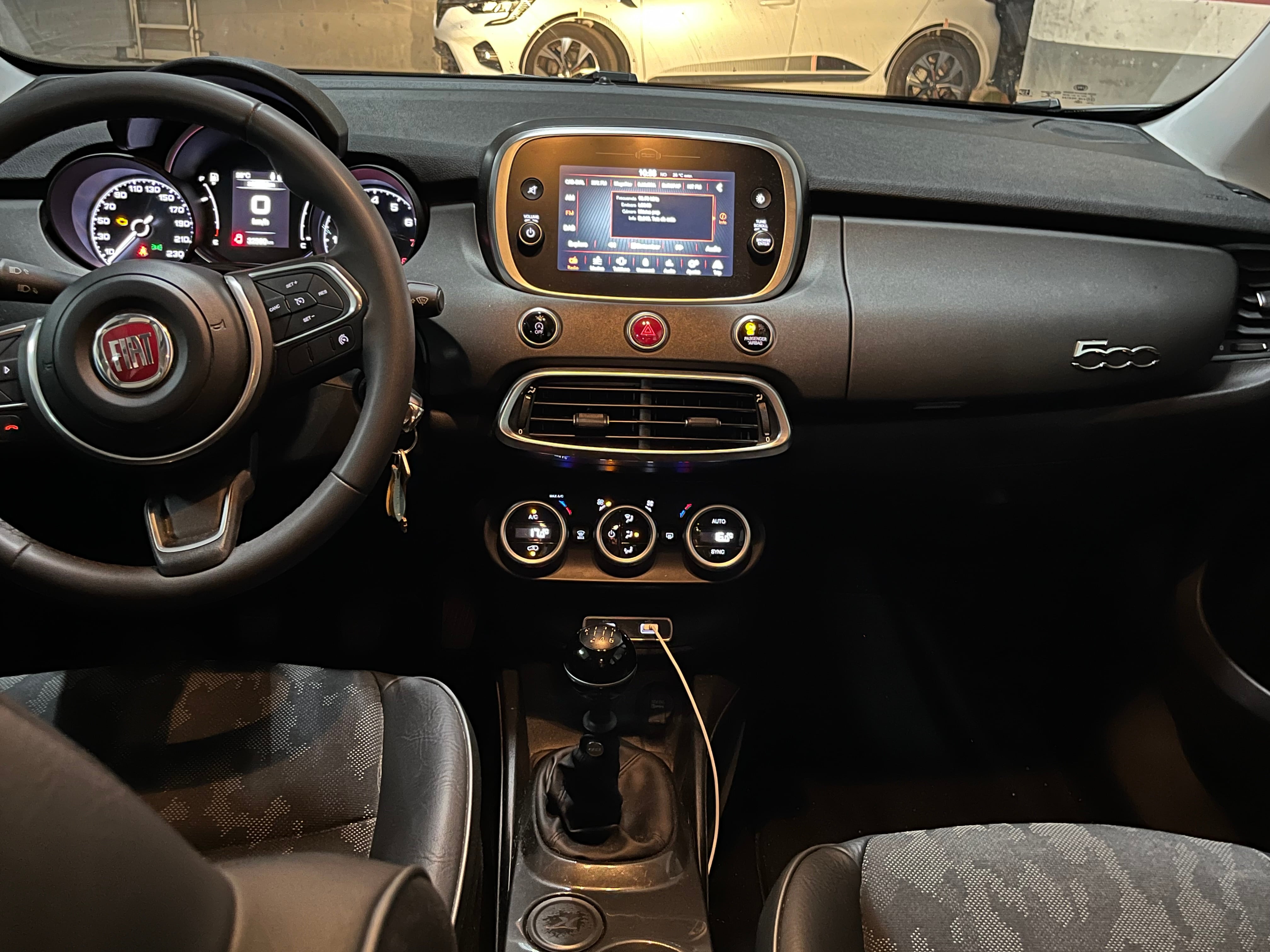 Fiat 500 X con GPS