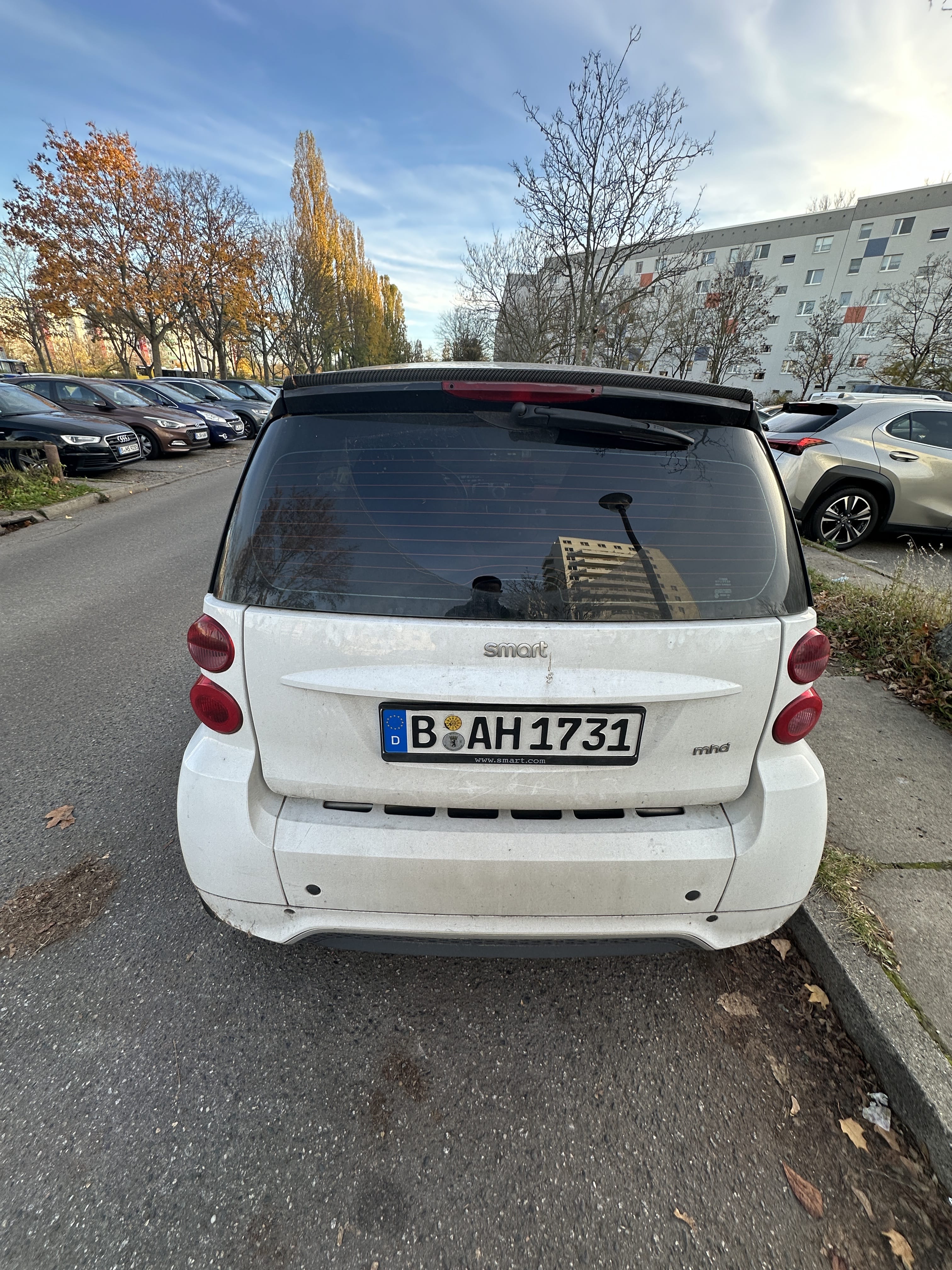 Smart Fortwo Coupé mit Kindersitz
