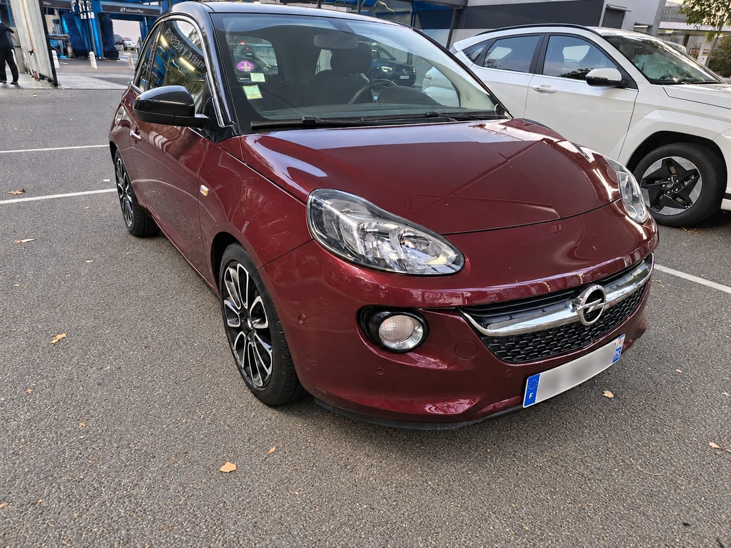 Opel Adam avec Siège bébé
