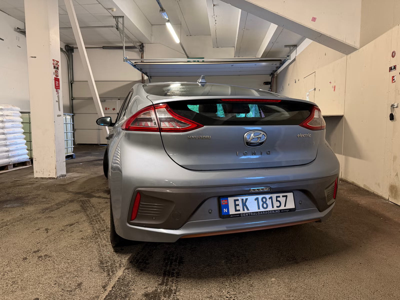 Hyundai Ioniq med Ryggekamera