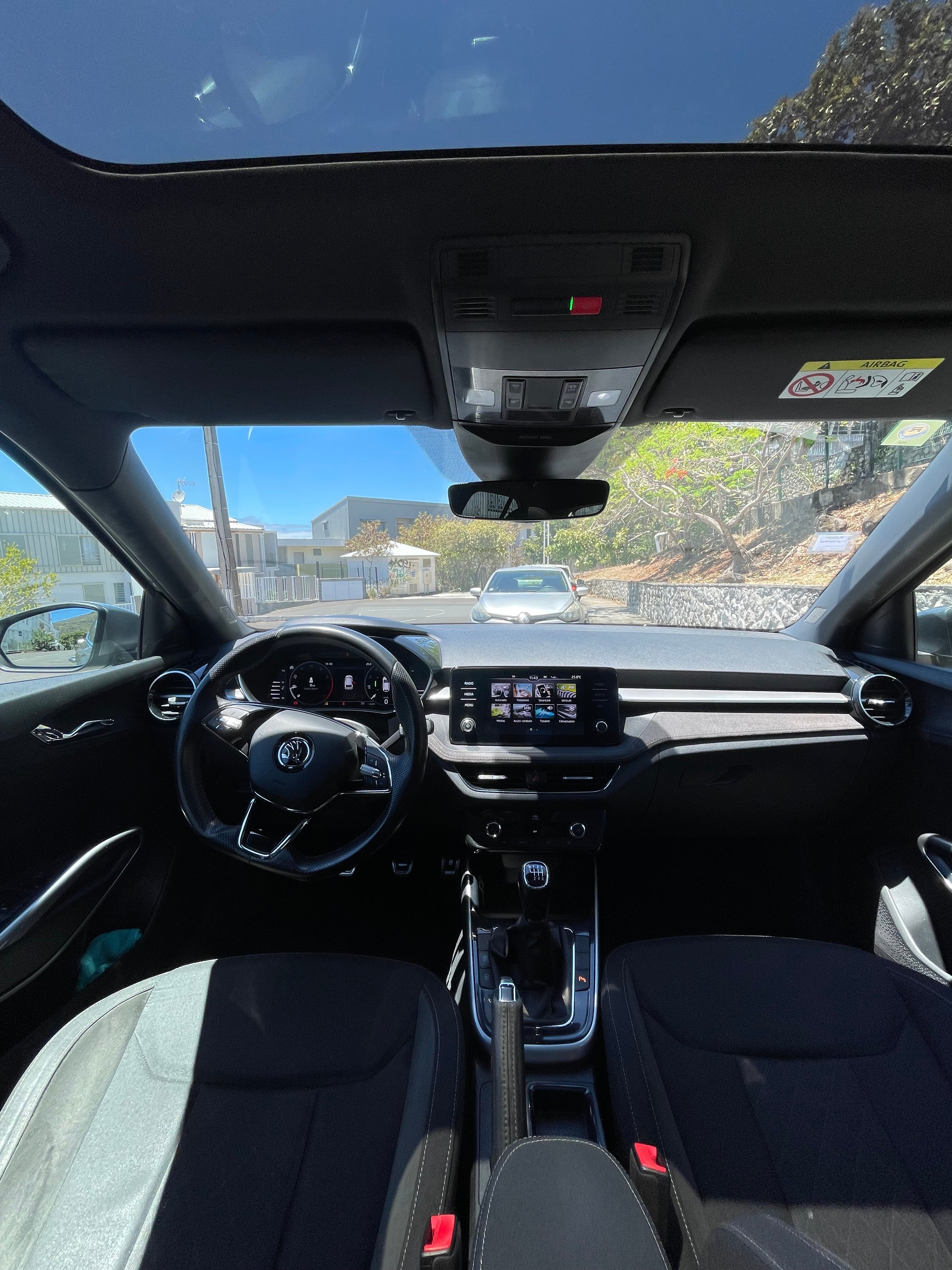 Skoda Fabia avec GPS